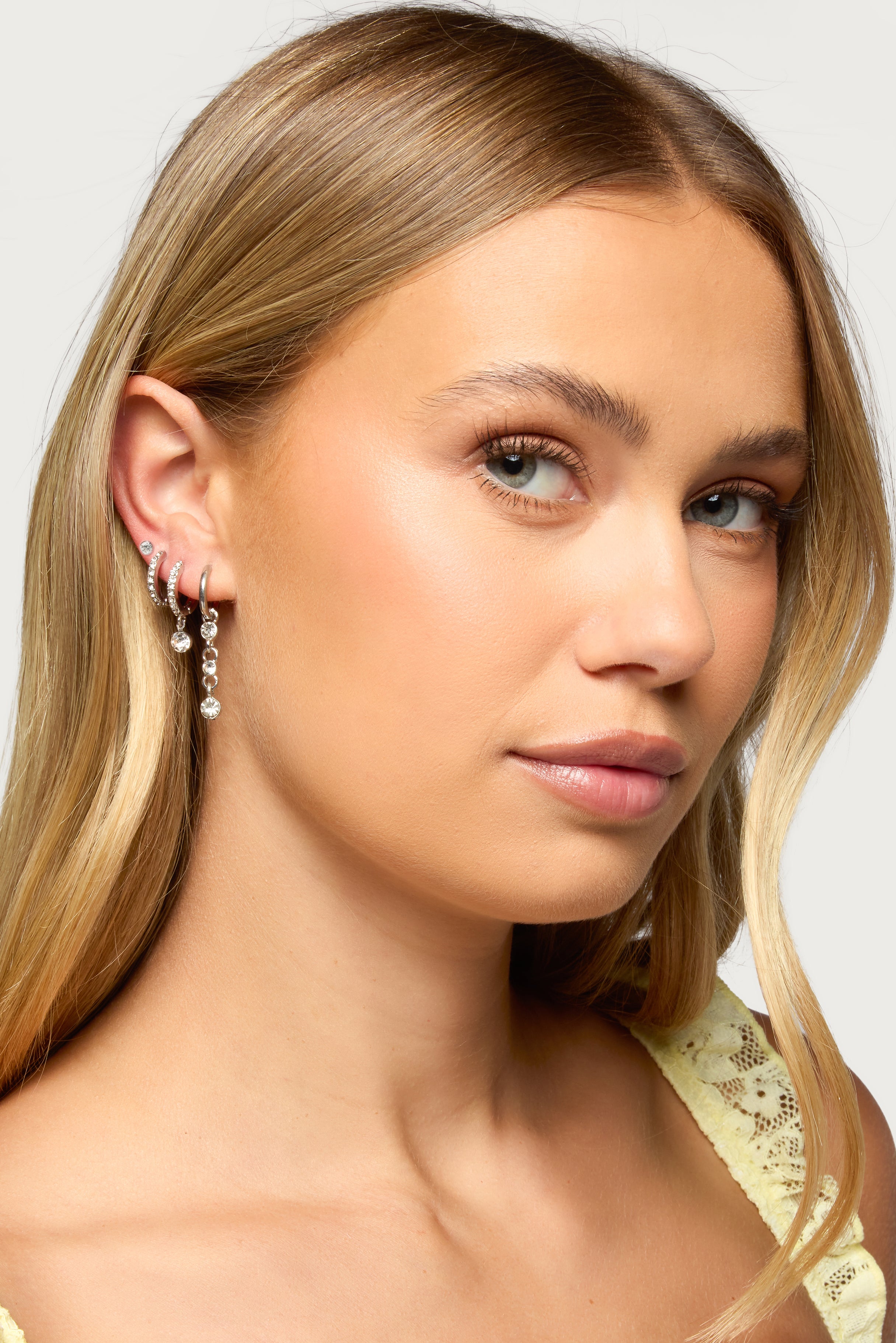 Stud & Hoop Earrings Pack-Milans Time