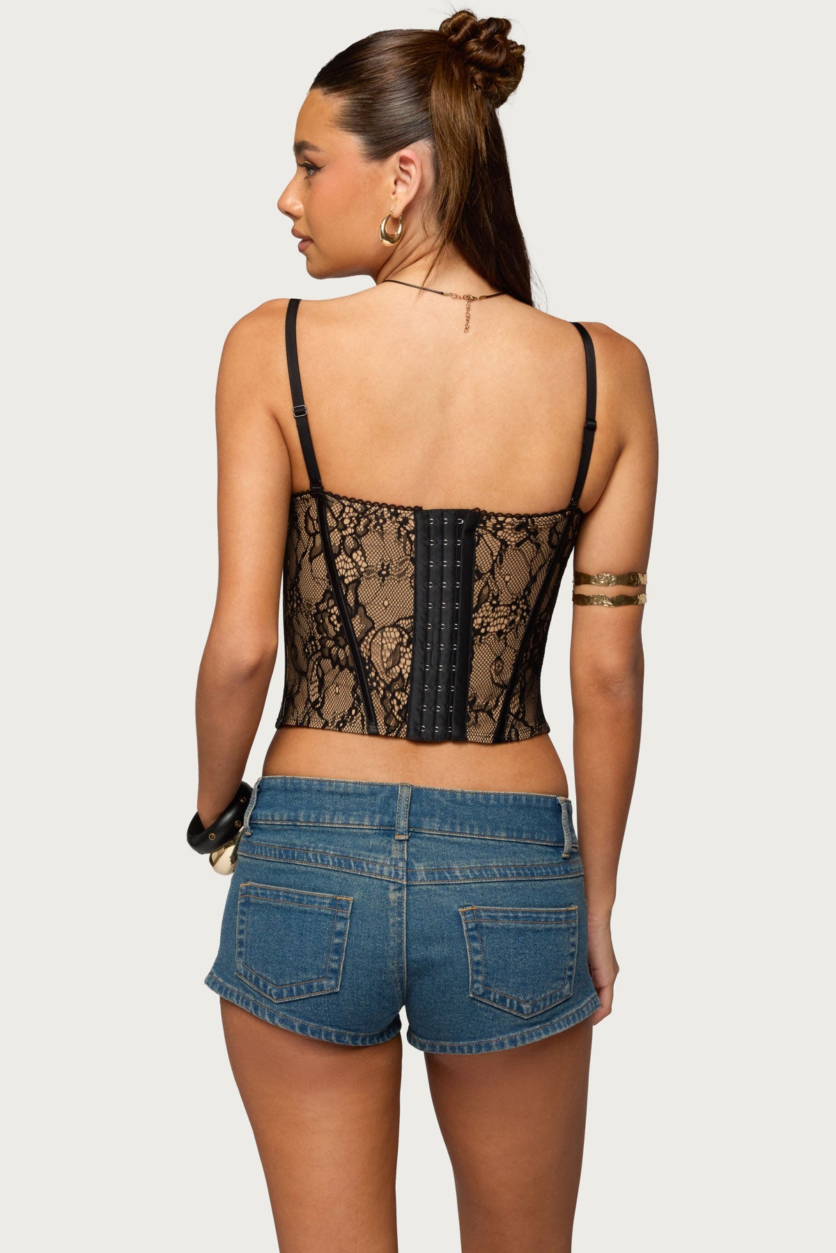 Saffire Detachable Straps Lace Corset-Milans Time