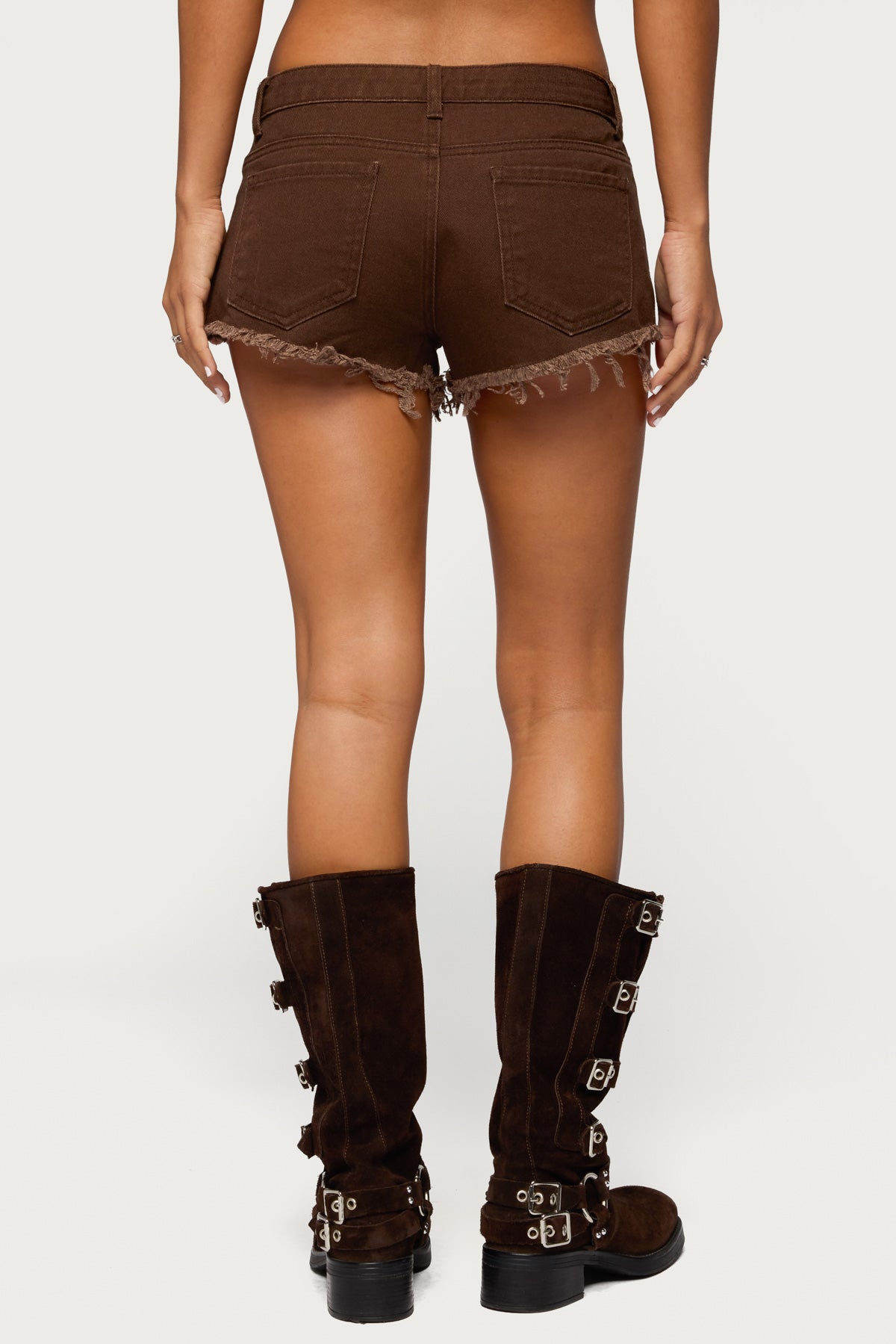 Josefina Low Rise Denim Shorts-Milans Time