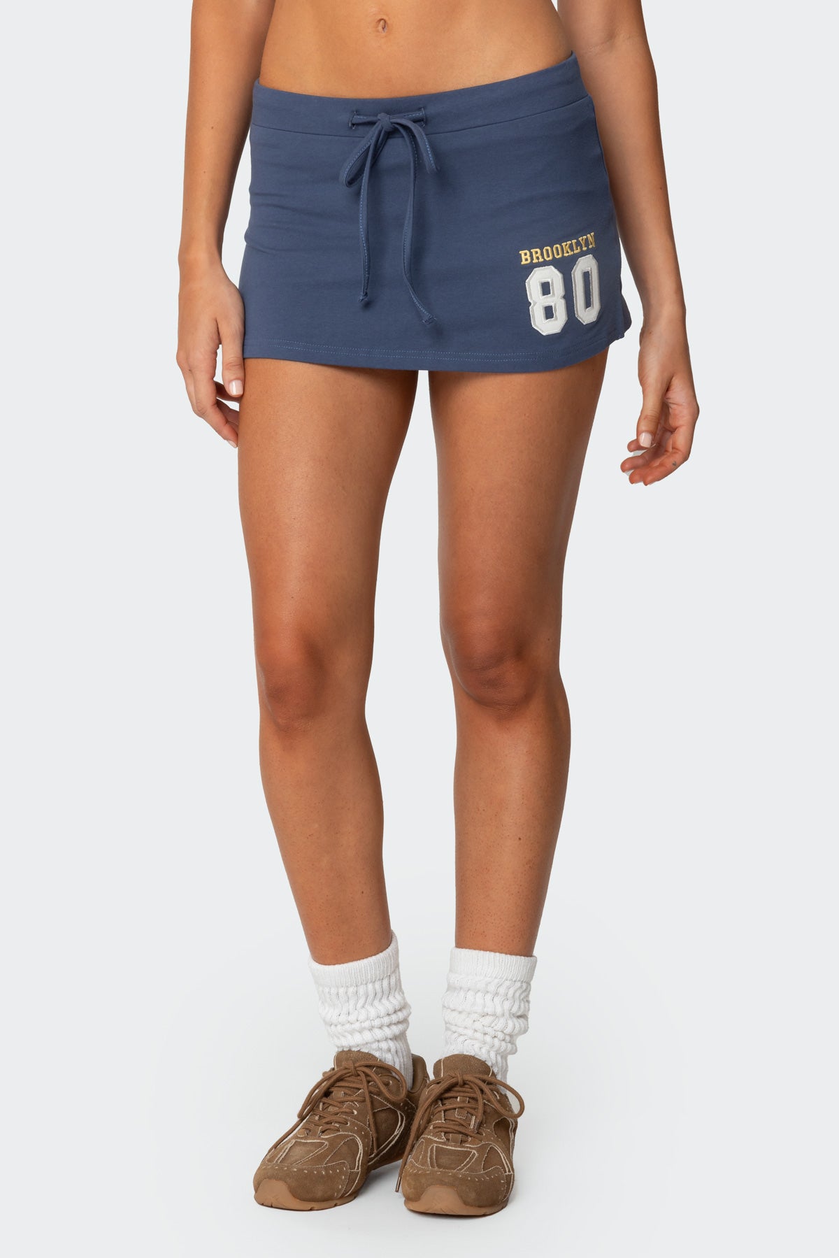Brooklyn Embroidered Micro Skort-Milans Time