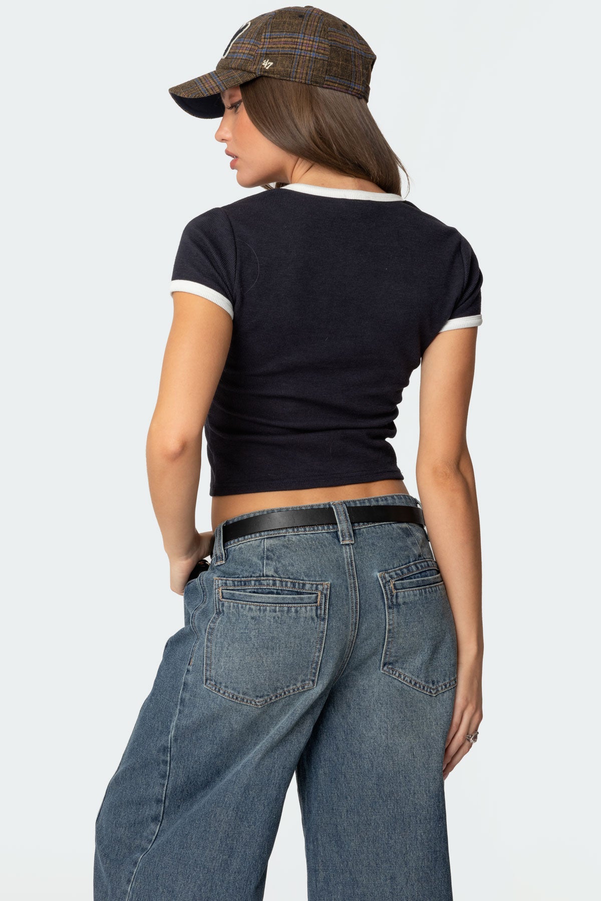 Gillian Henley Waffle Top-Milans Time