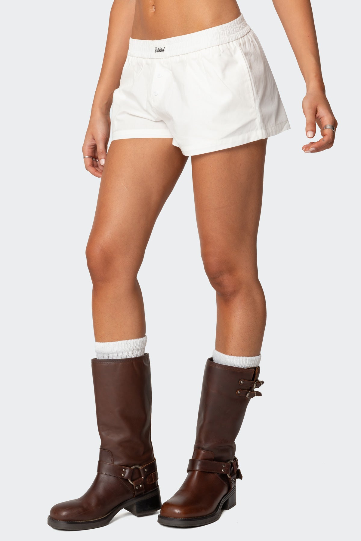 Milans Time Embroidered Boxer Shorts-Milans Time