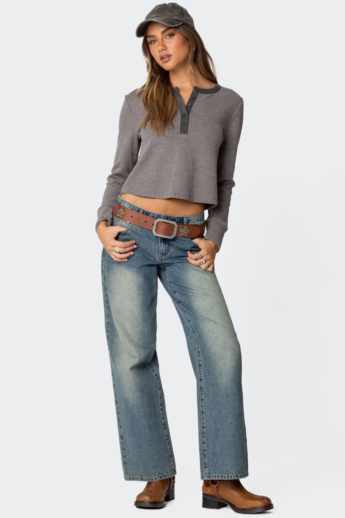 Ruth Henley Waffle Top-Milans Time