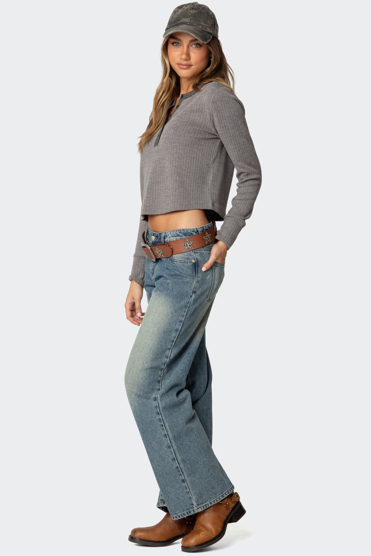 Ruth Henley Waffle Top-Milans Time