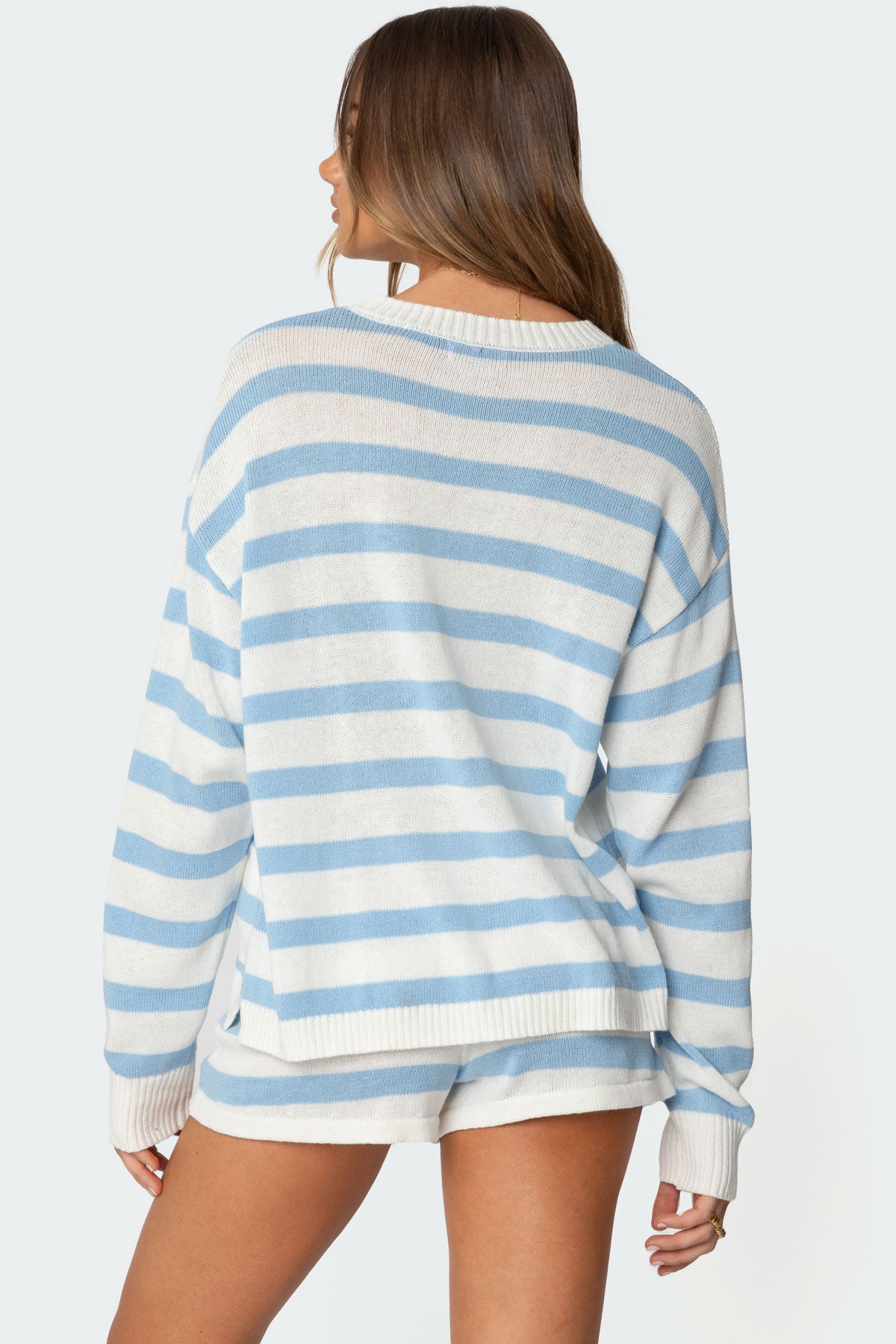 Amaris Oversized Striped Sweater-Milans Time