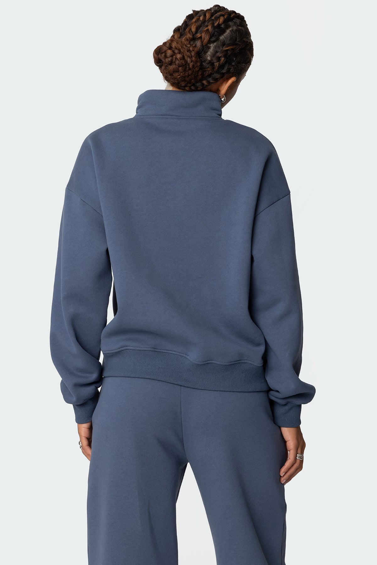 Ny Quarter Zip Sweatshirt-Milans Time