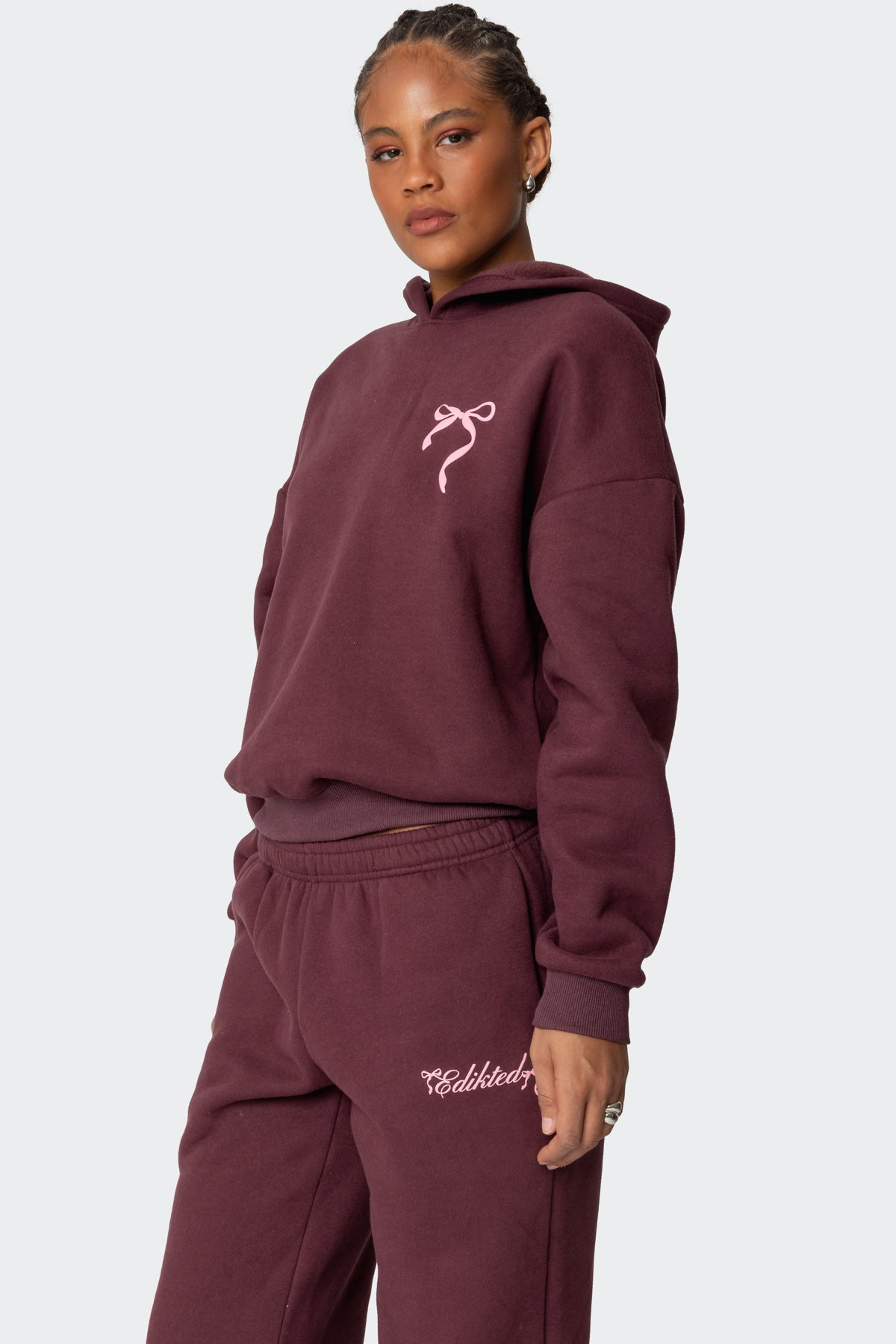 Sasha Bow Detail Hoodie-Milans Time