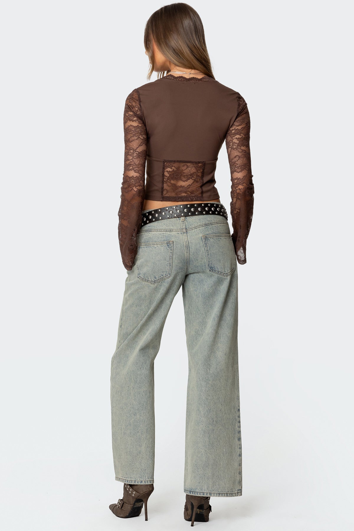 Stephi Lacey Split Front Top-Milans Time