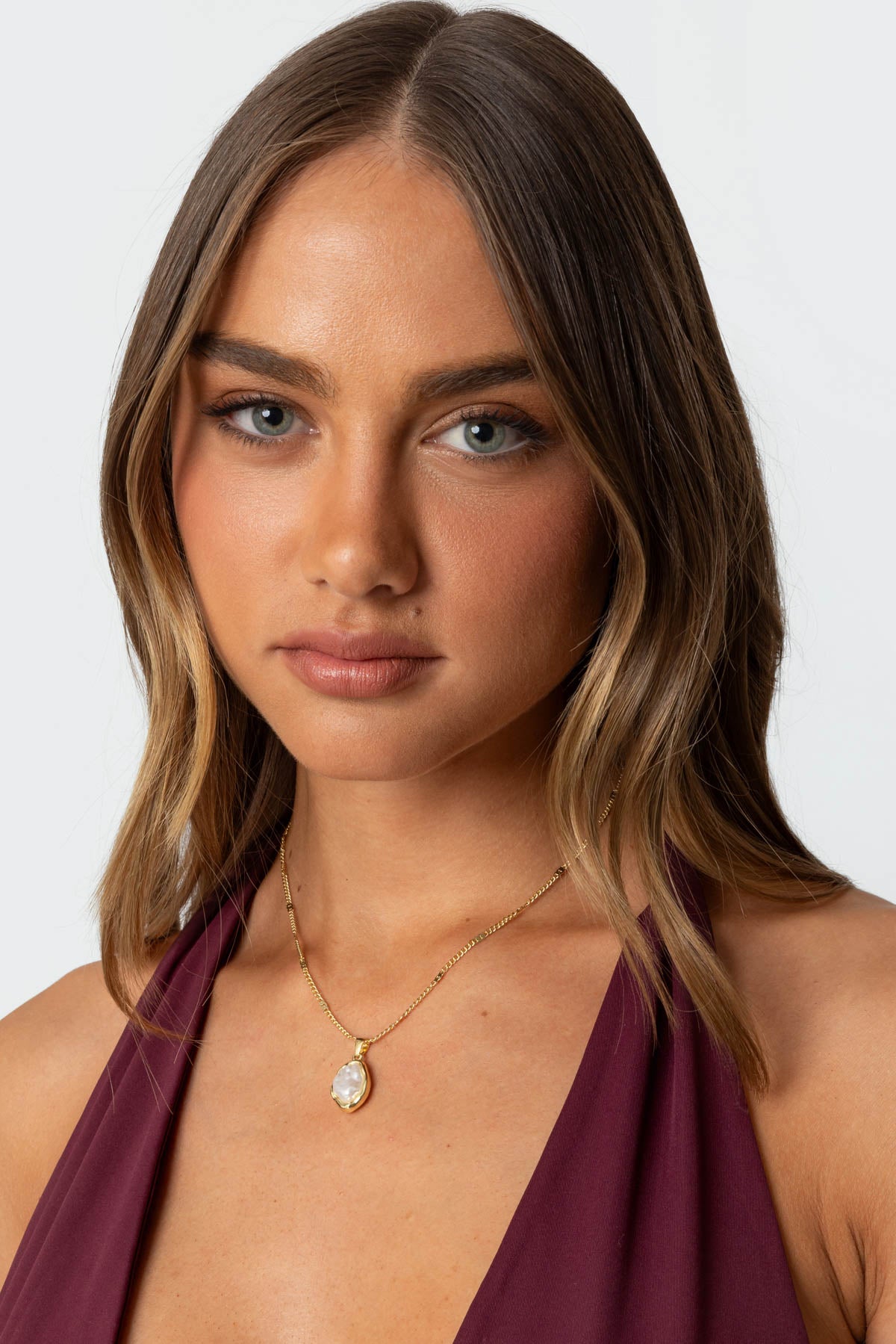 Pearl Pendant Necklace-Milans Time