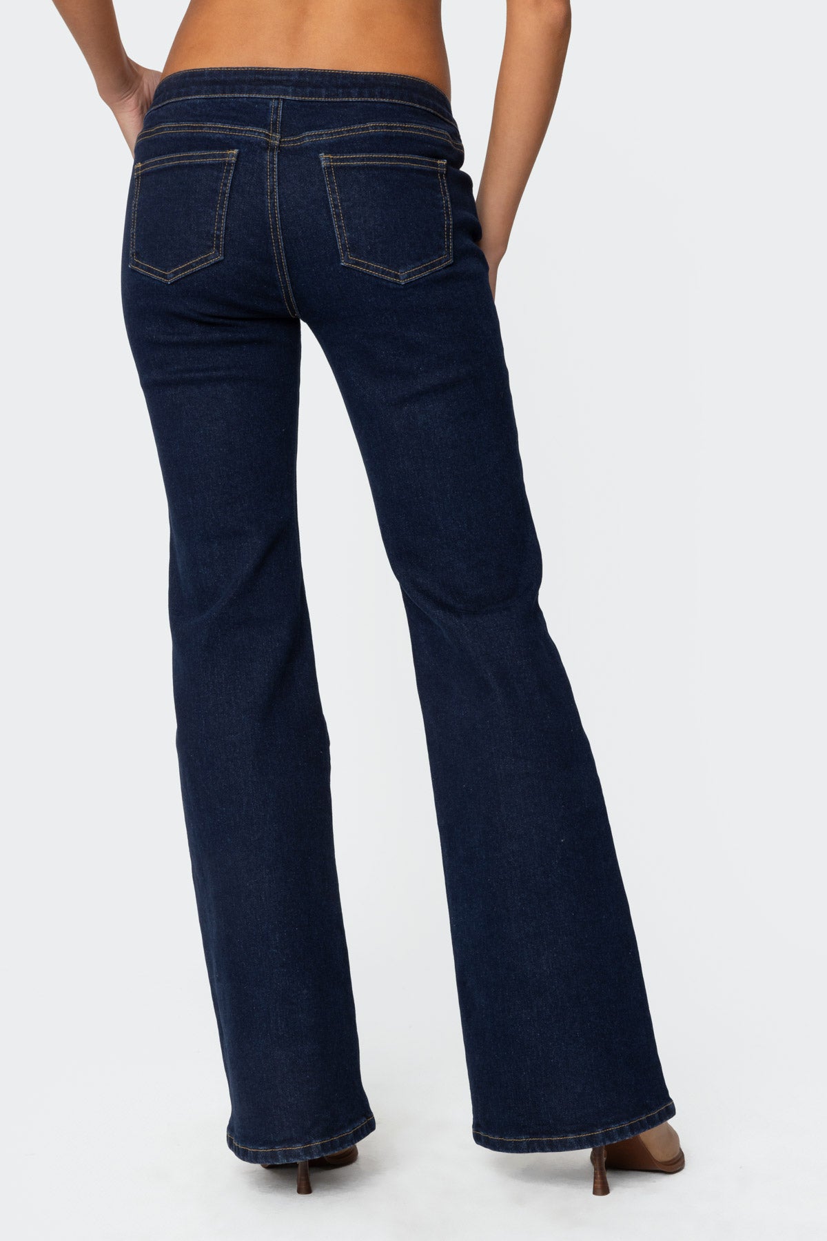 Alison Low Rise Flared Jeans-Milans Time