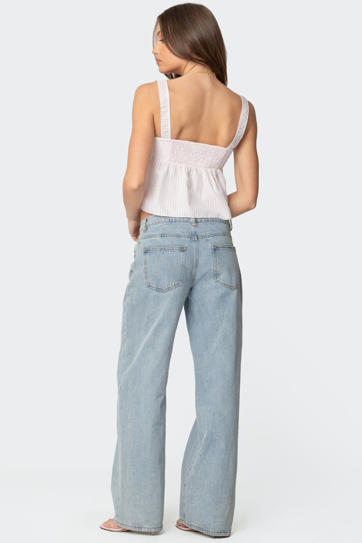 Linn Babydoll Gingham Top-Milans Time