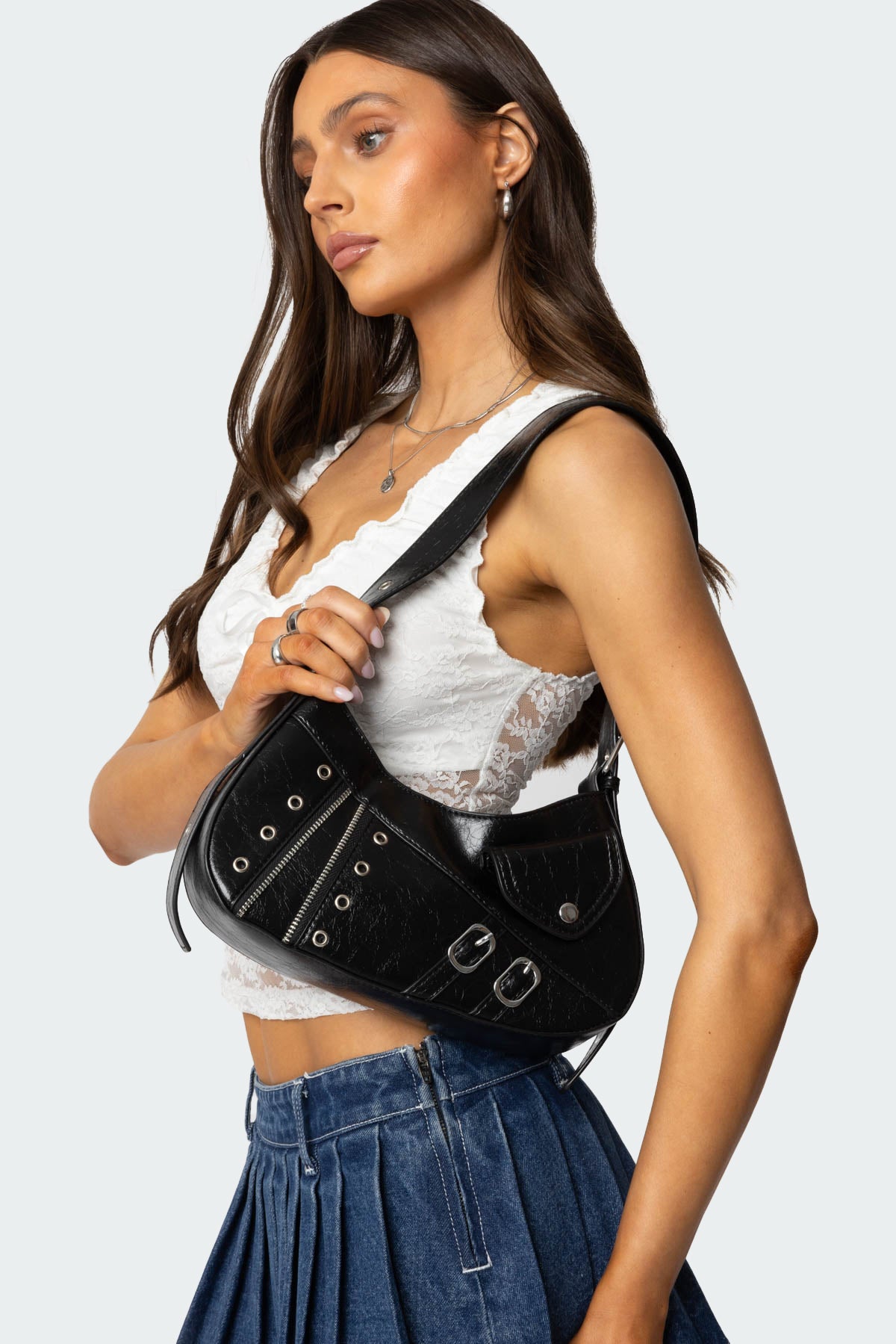 Quincie Utility Shoulder Bag-Milans Time