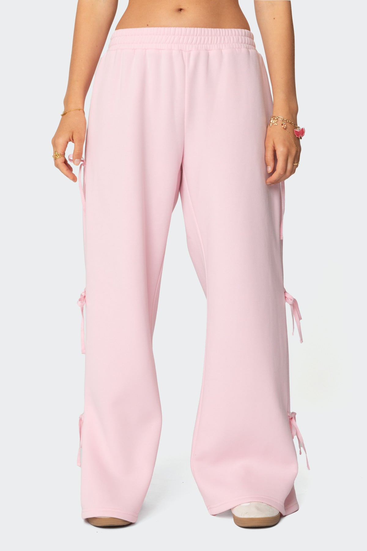 Claudette Baggy Ribbon Sweatpants-Milans Time
