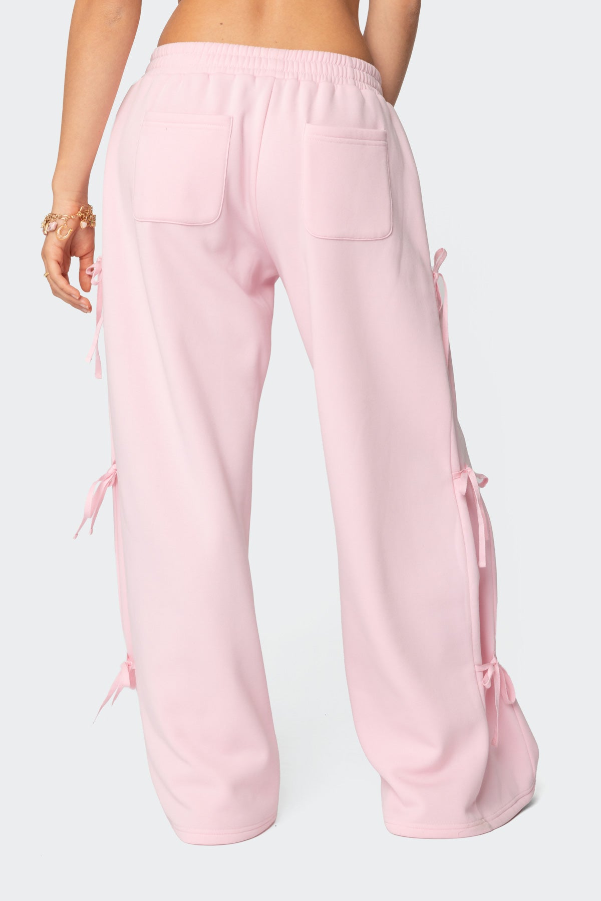 Claudette Baggy Ribbon Sweatpants-Milans Time