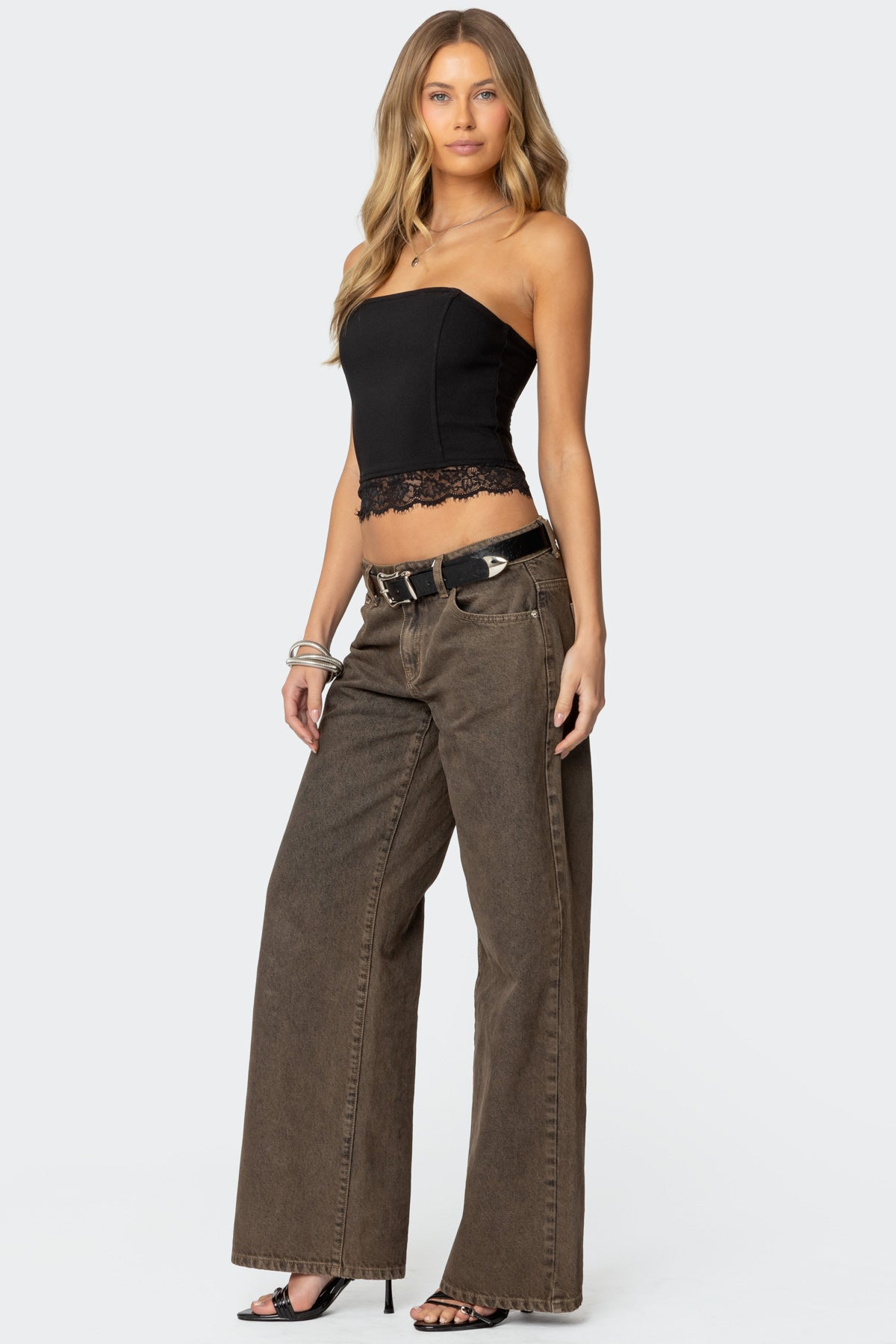 Elaina lacey strapless corset-Milans Time