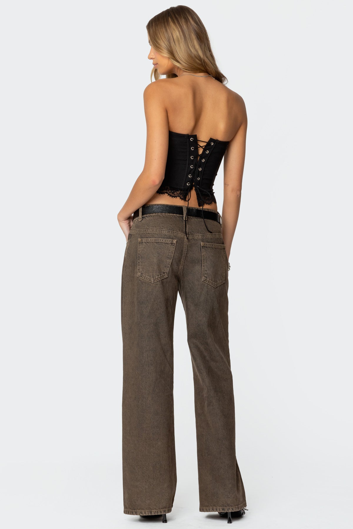 Elaina lacey strapless corset-Milans Time