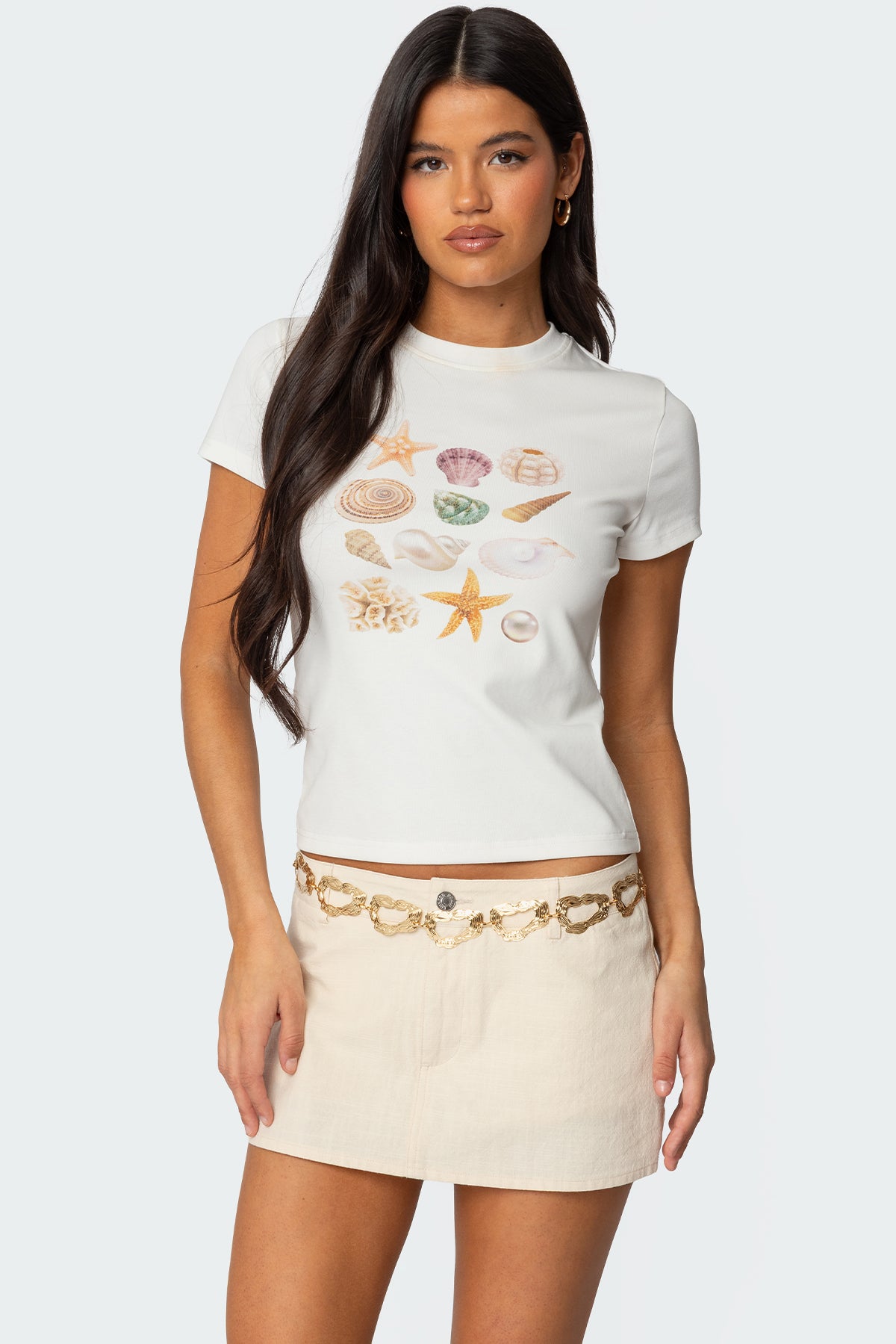 Seashells Graphic T Shirt-Milans Time