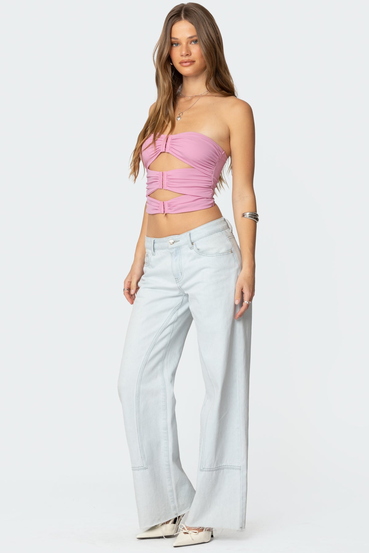 Ariella Cut Out Strapless Top-Milans Time