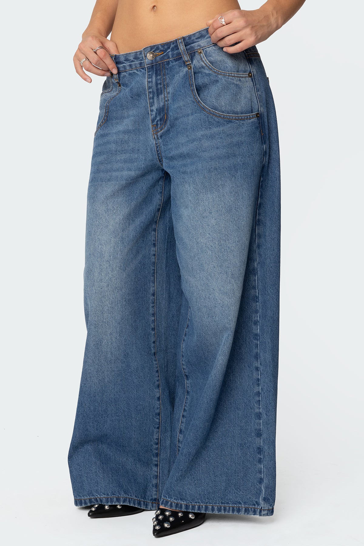 Jayden Low Rise Baggy Jeans-Milans Time