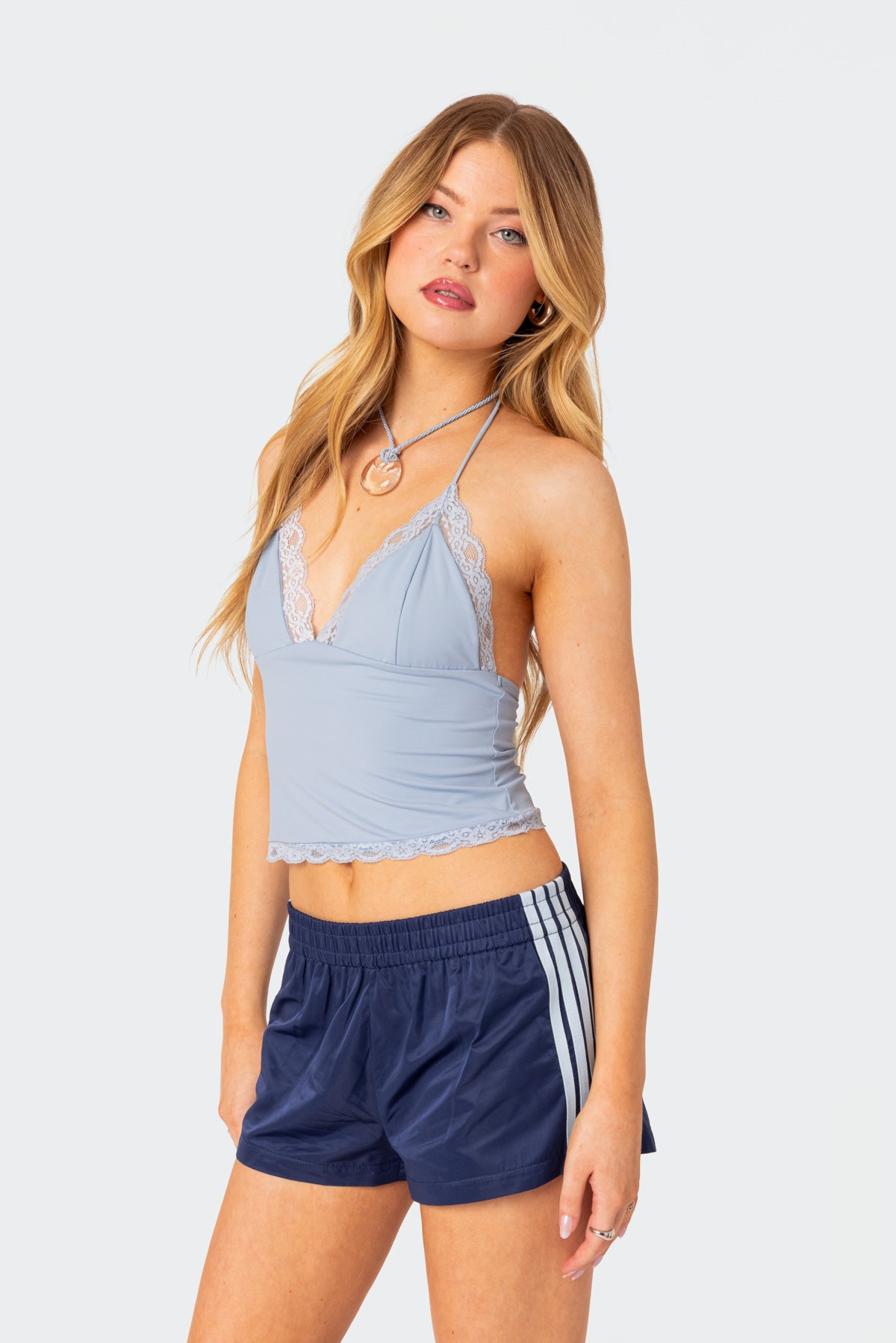 Sharona Lace Trim Tank Top-Milans Time