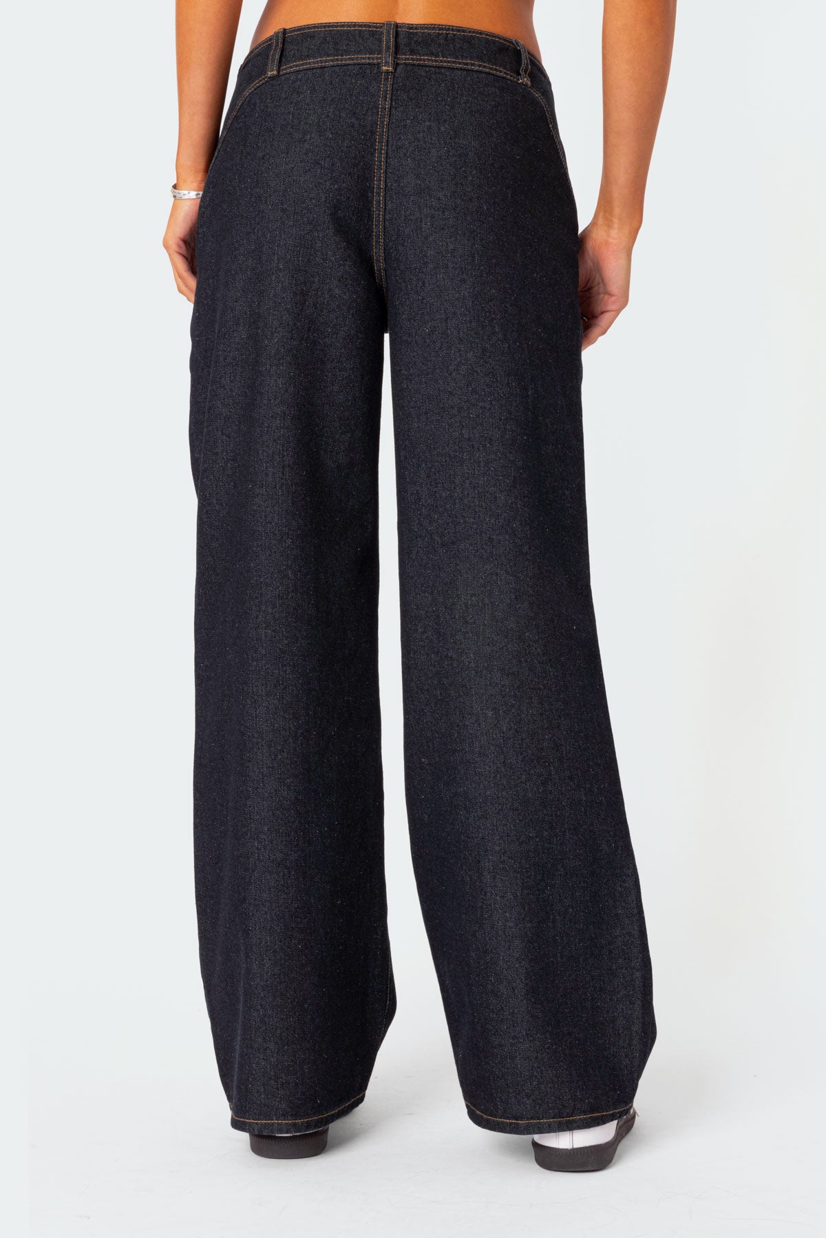 Western Low Rise Wide Leg Jeans-Milans Time