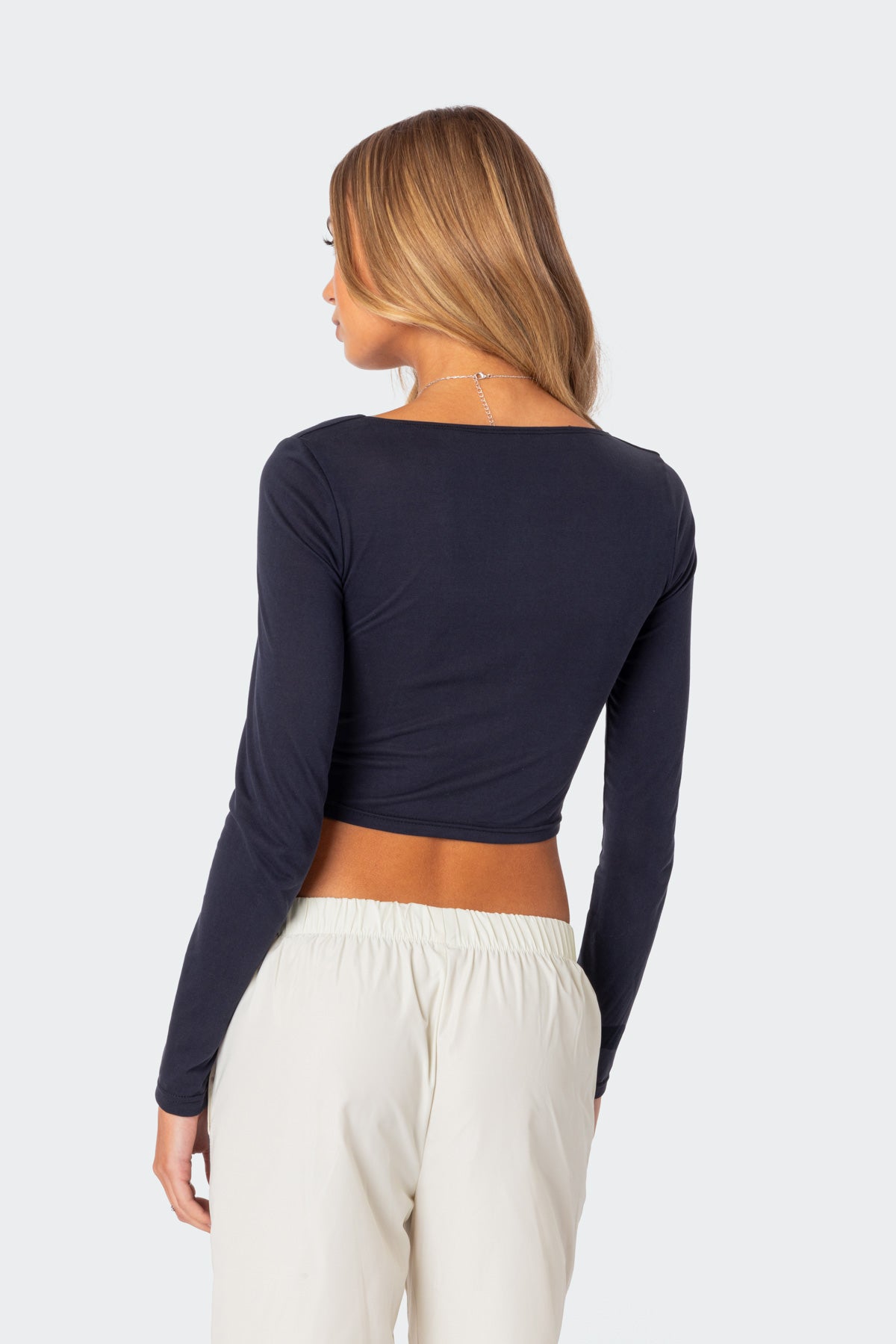 Rain Cupped Long Sleeve Top-Milans Time