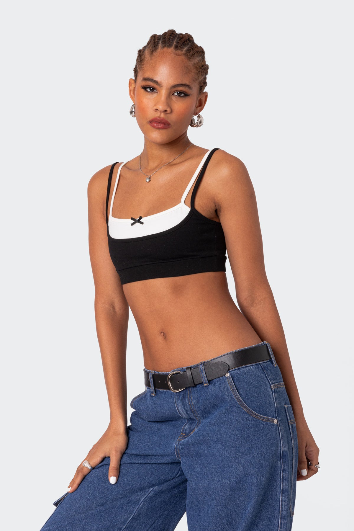 Gracie Layered Bra Top-Milans Time