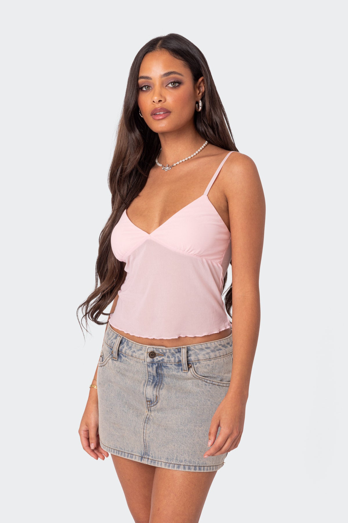 Serafina Sheer Mesh Tank Top-Milans Time