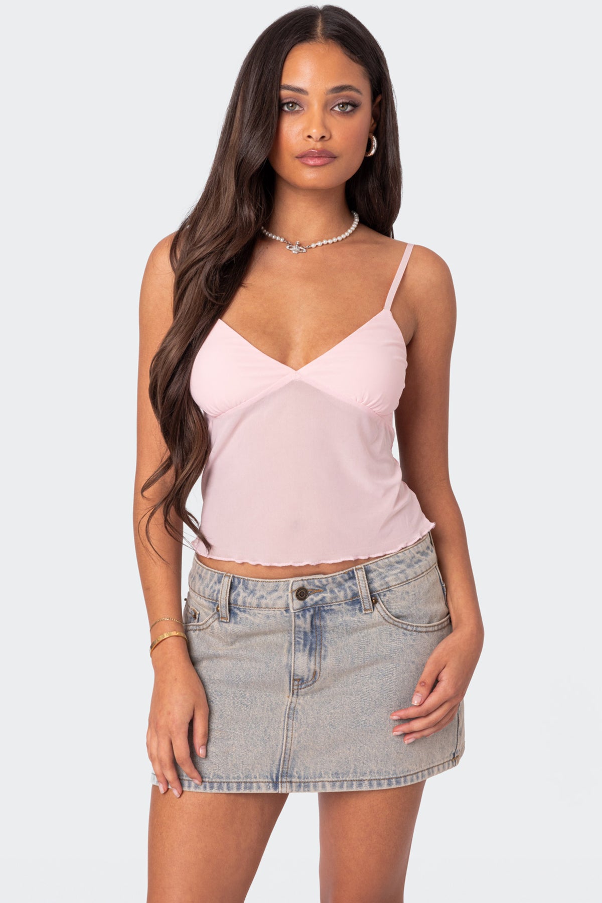 Serafina Sheer Mesh Tank Top-Milans Time