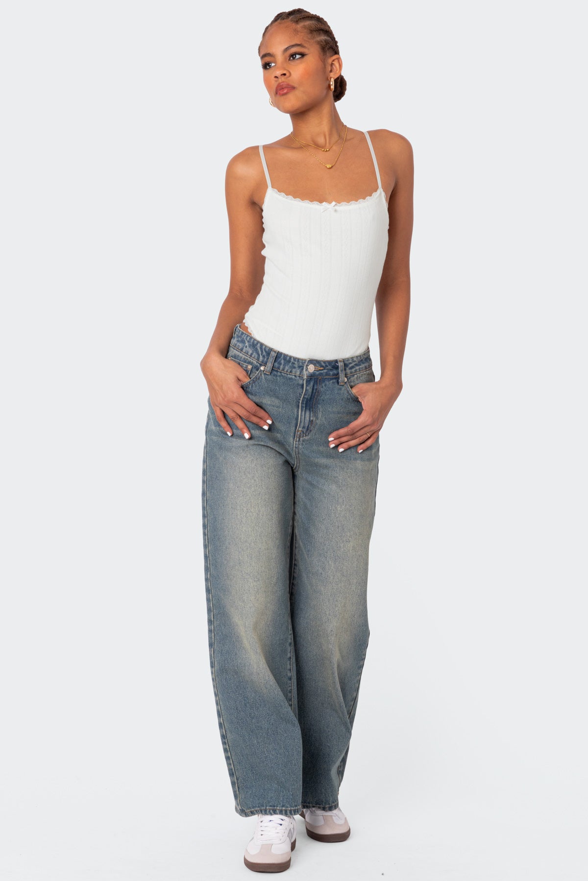 Krysten Lacey Pointelle Bodysuit-Milans Time