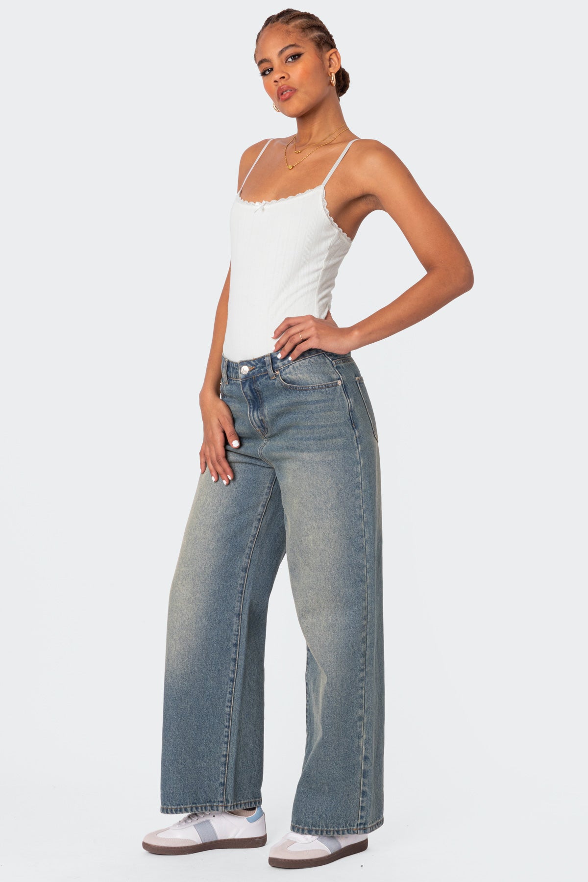 Krysten Lacey Pointelle Bodysuit-Milans Time