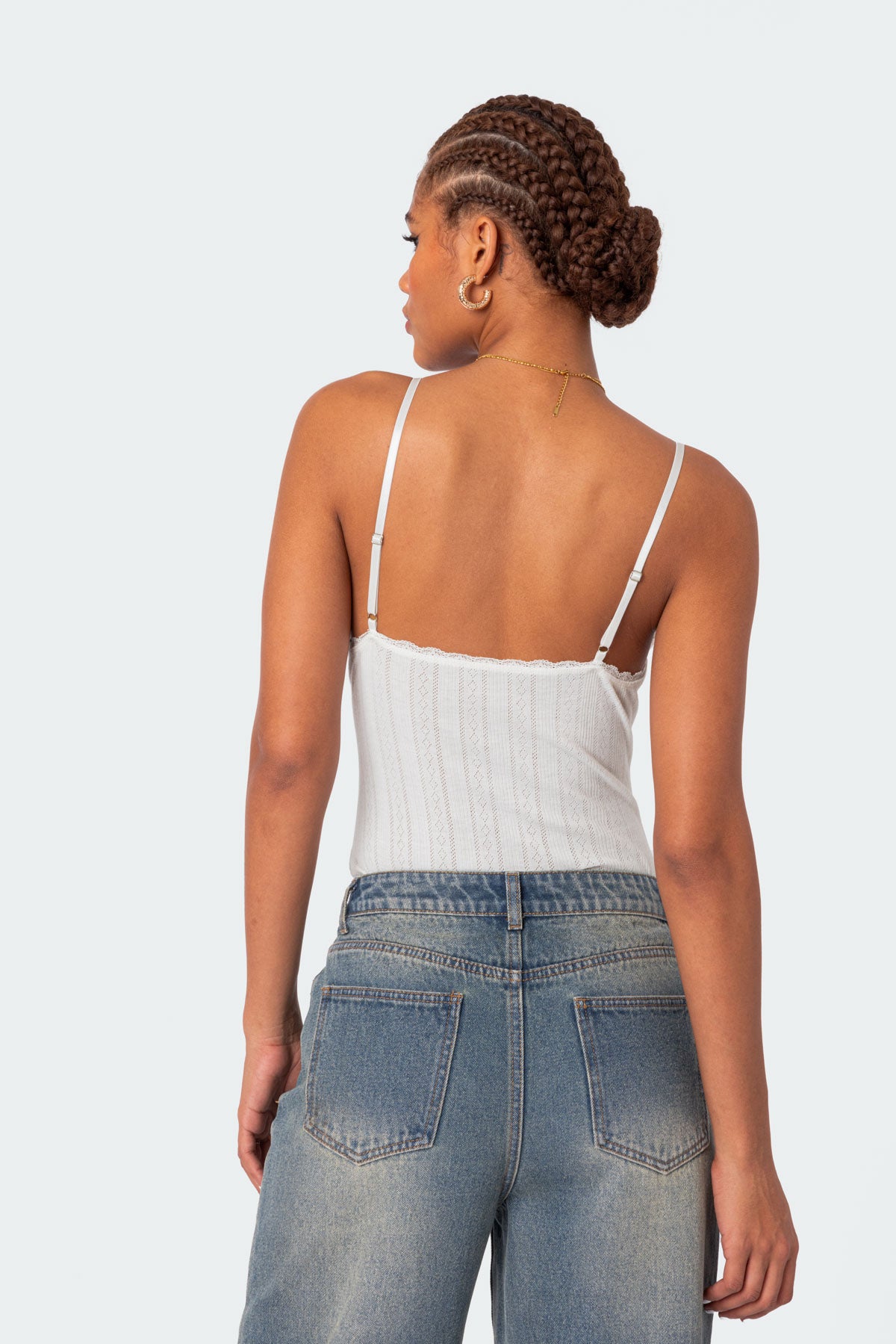 Krysten Lacey Pointelle Bodysuit-Milans Time