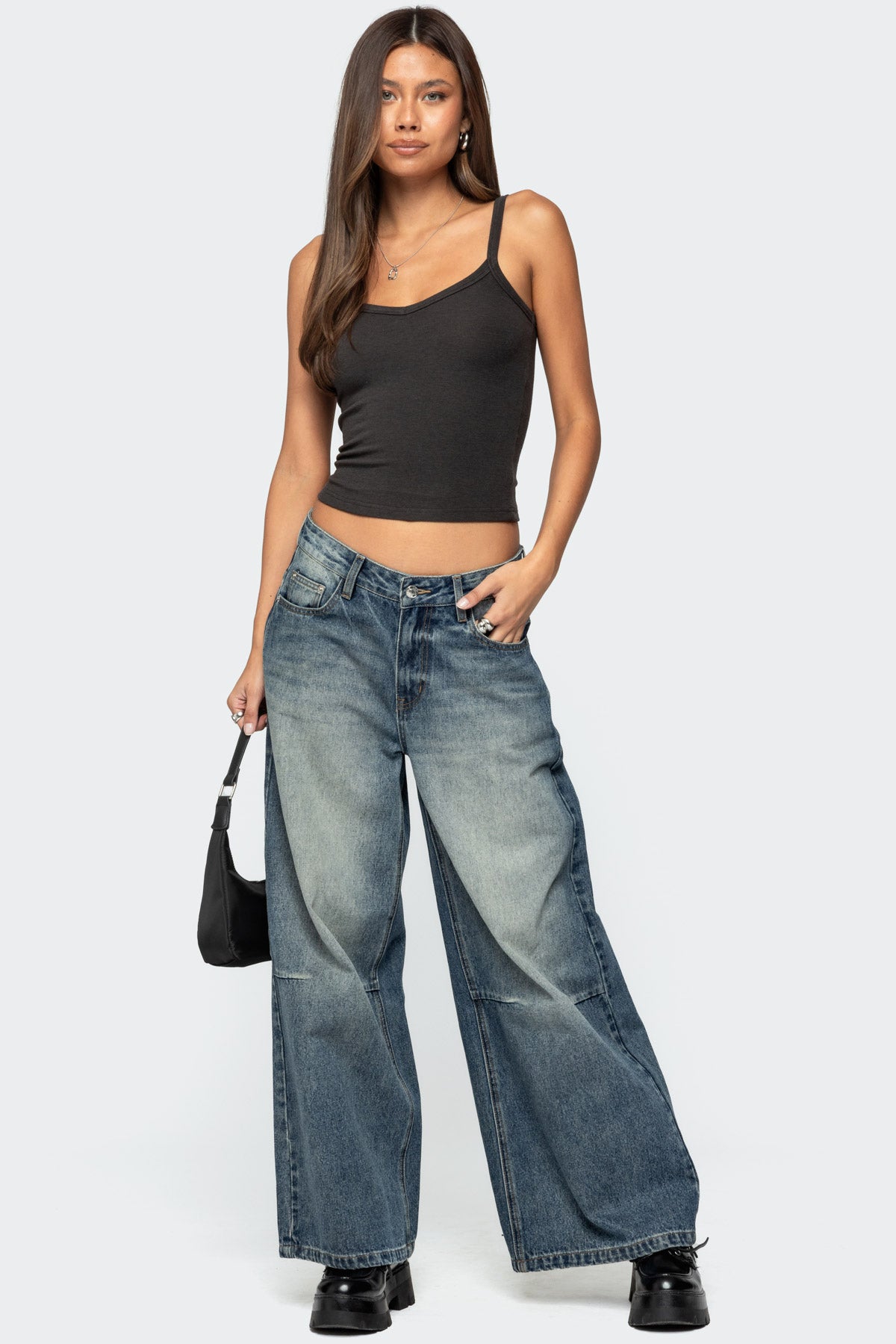 Aspyn V Neck Ribbed Tank Top-Milans Time