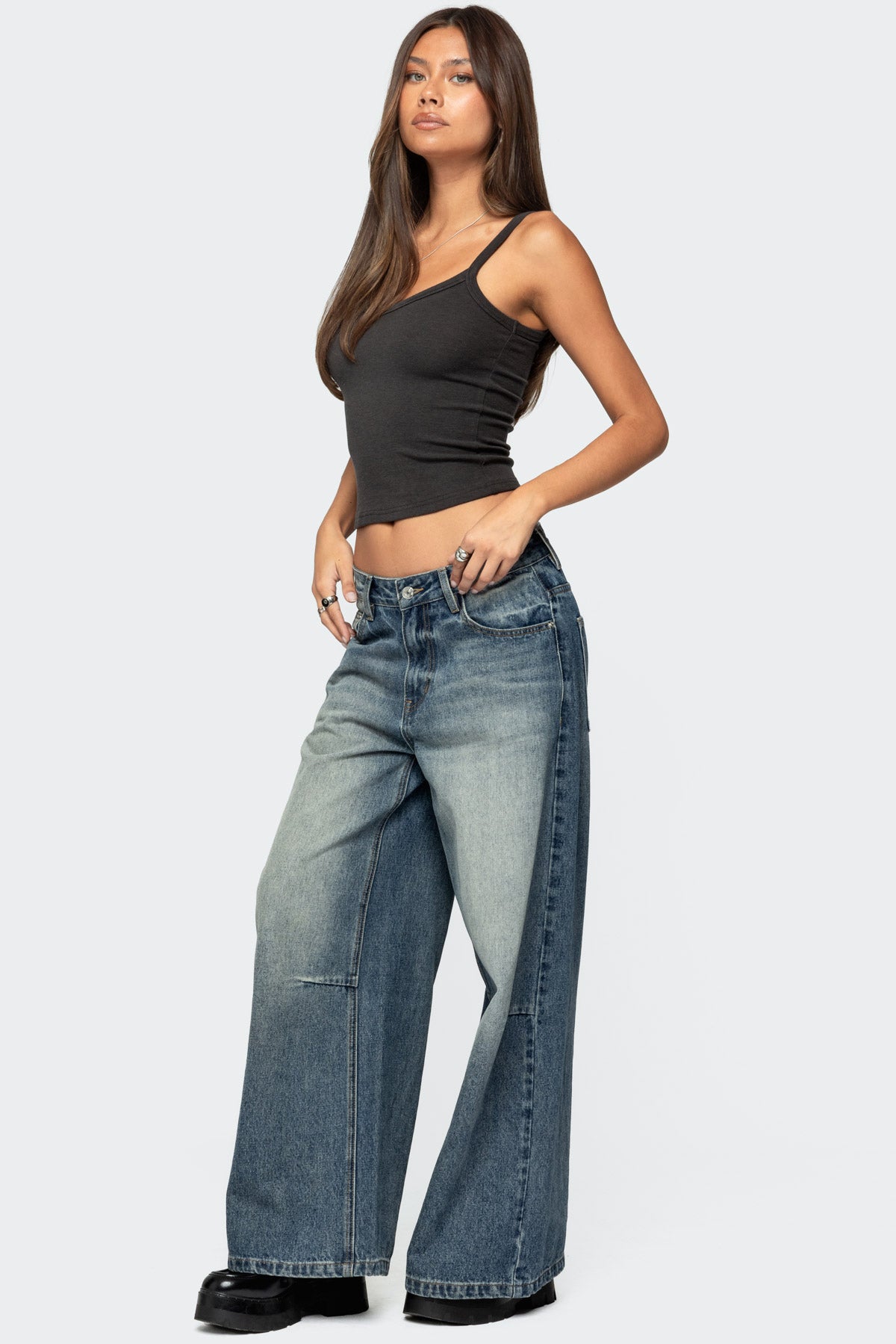 Aspyn V Neck Ribbed Tank Top-Milans Time
