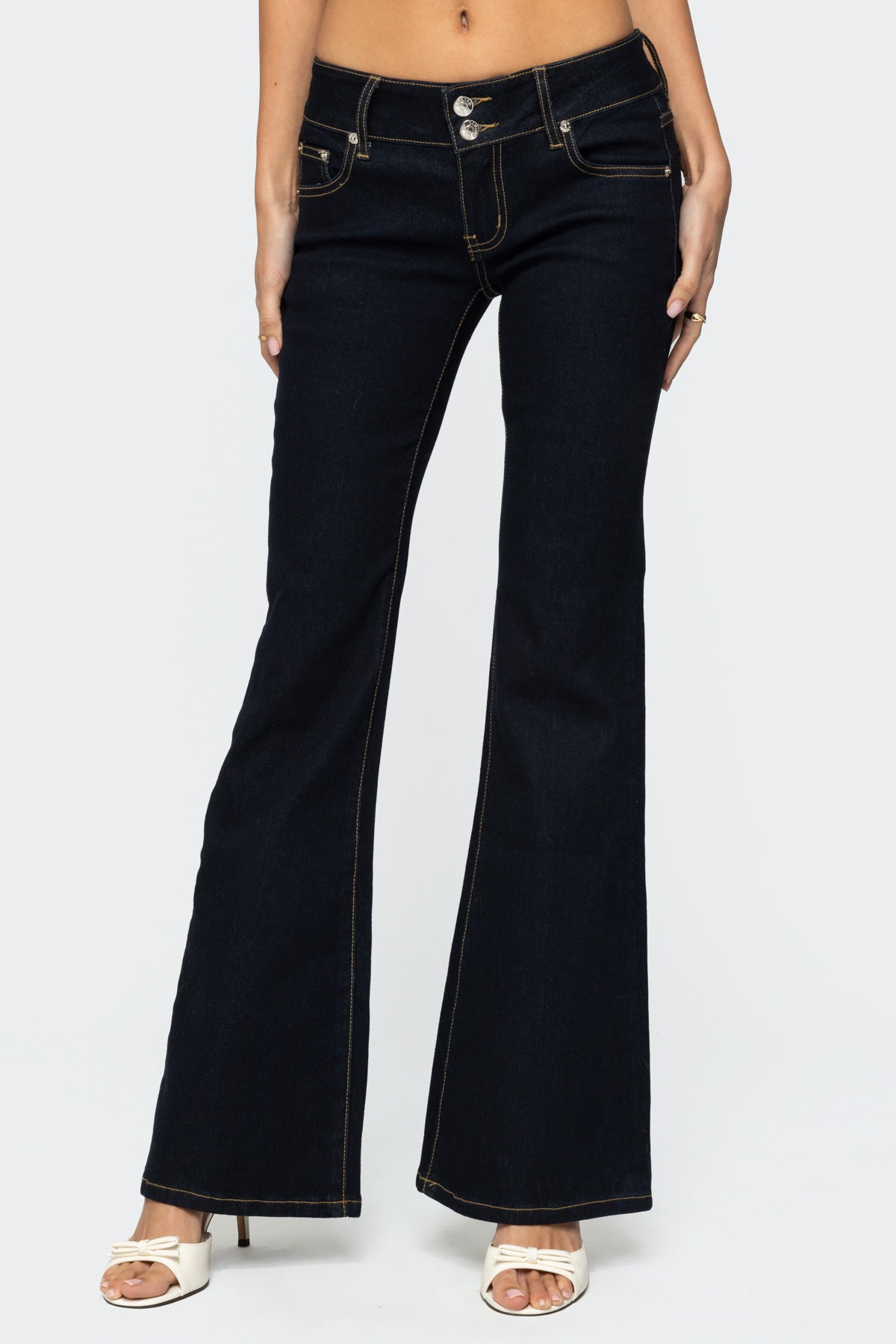 Tilda Low Rise Flared Jeans-Milans Time