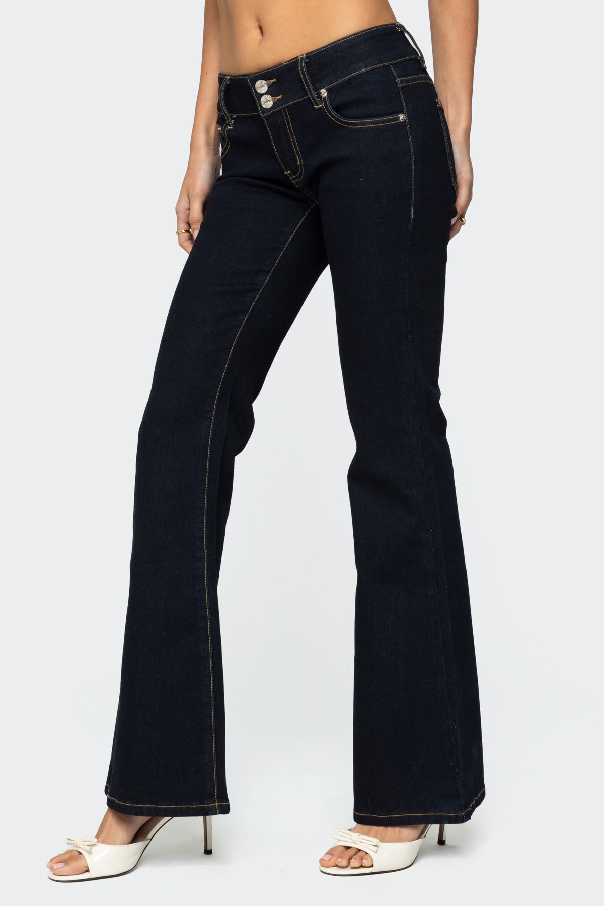 Tilda Low Rise Flared Jeans-Milans Time