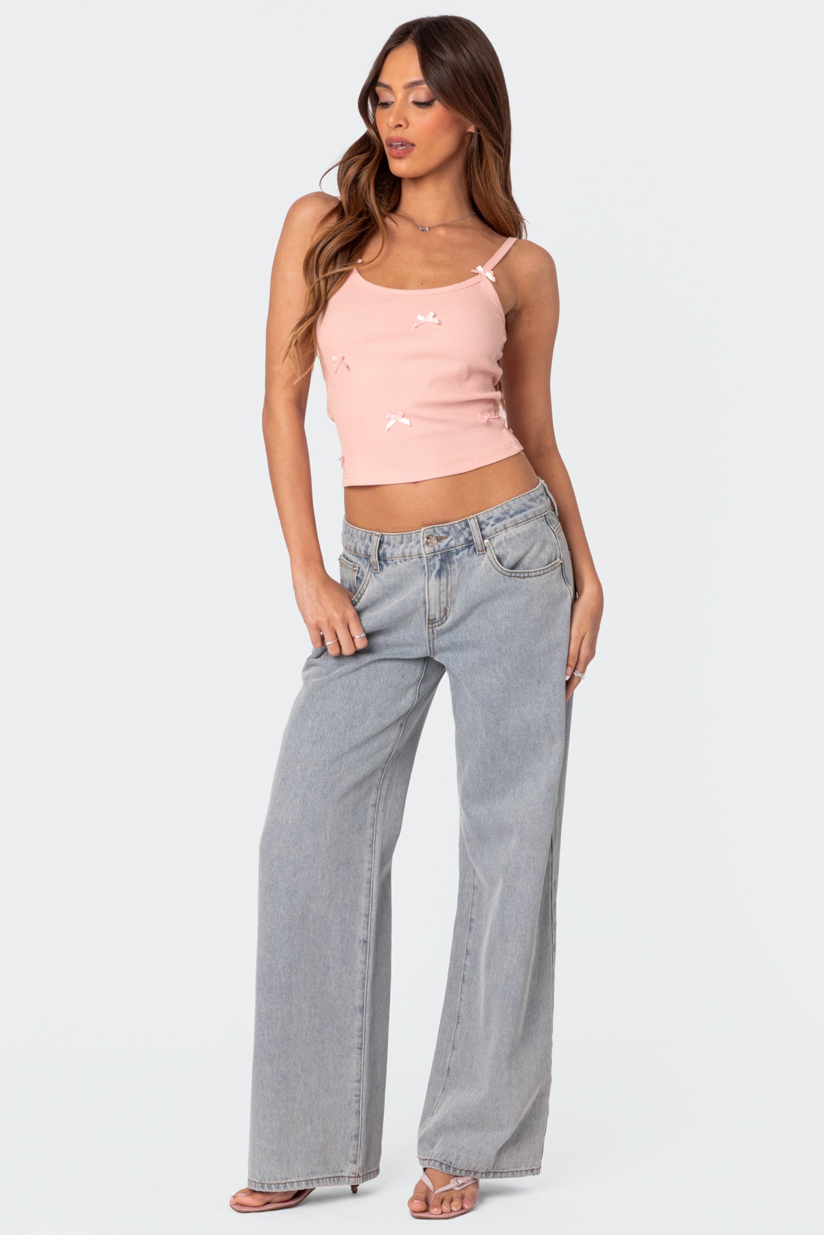 Emilia Ribbed Bow Tank Top-Milans Time