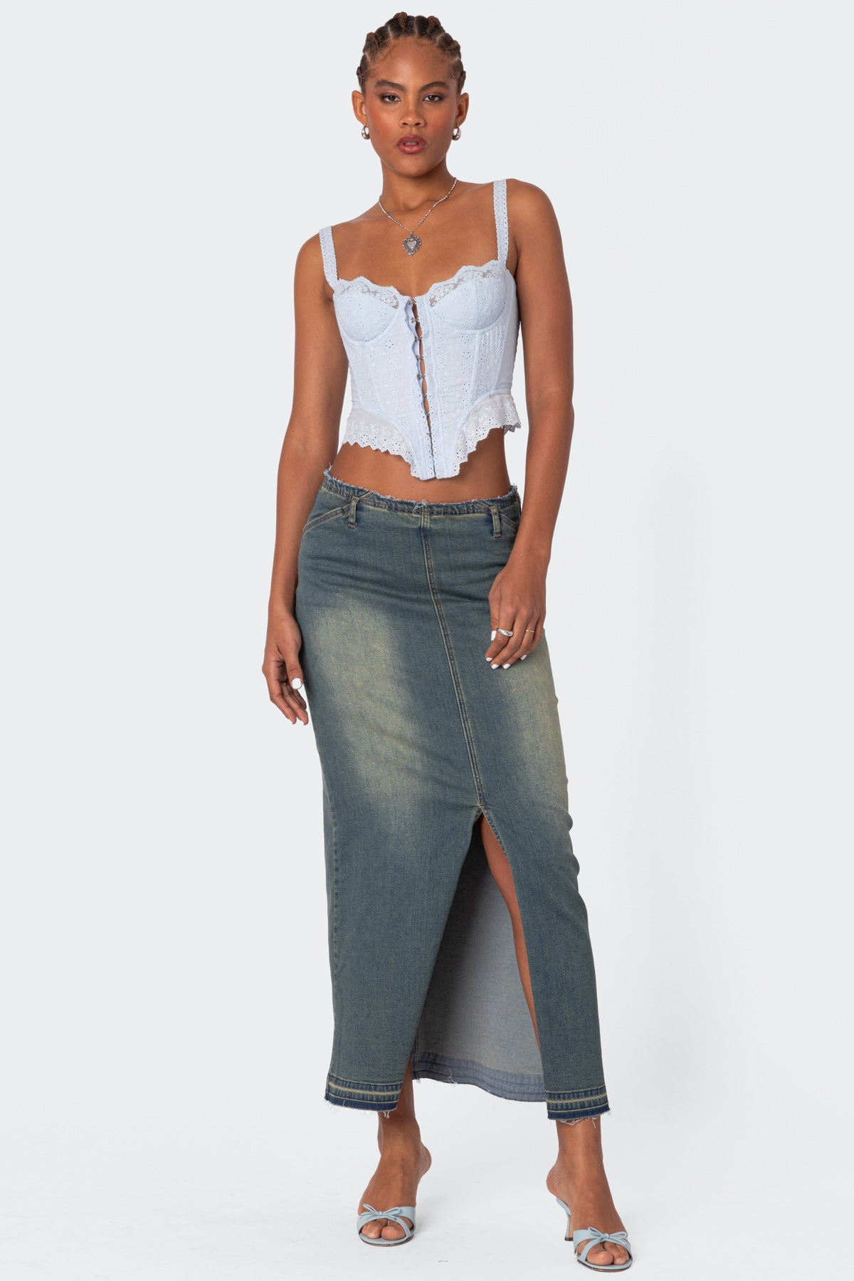 Asteria Eyelet Corset-Milans Time