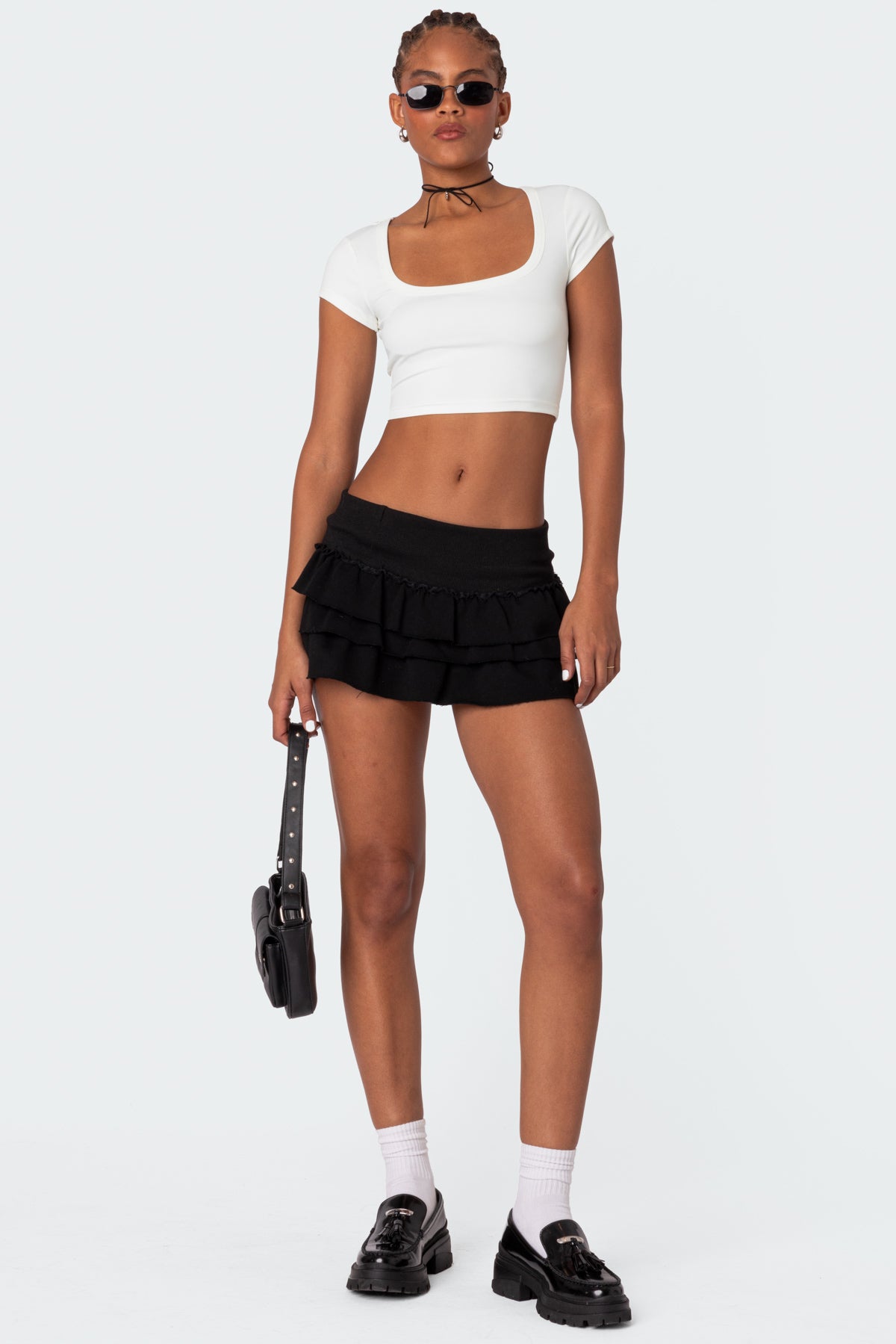 Ricki Cropped T Shirt-Milans Time