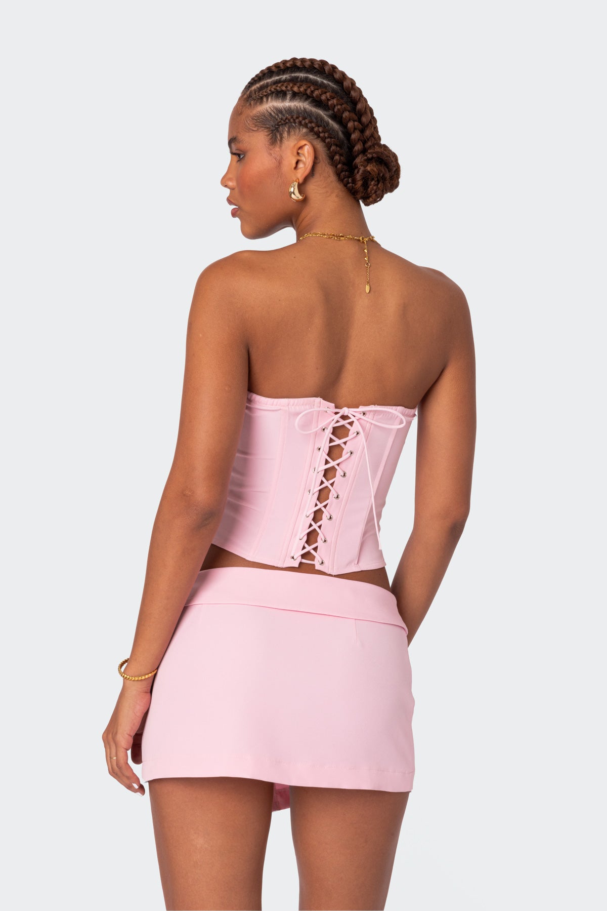Selena Lace Up Corset-Milans Time