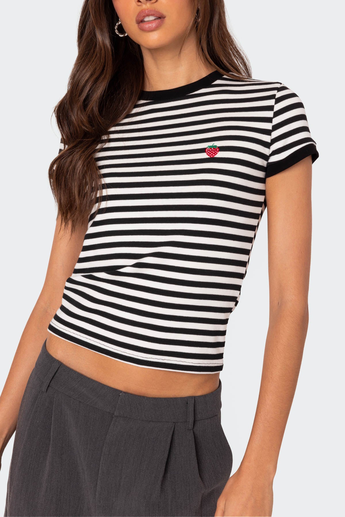 Strawberry Fields Striped T Shirt-Milans Time