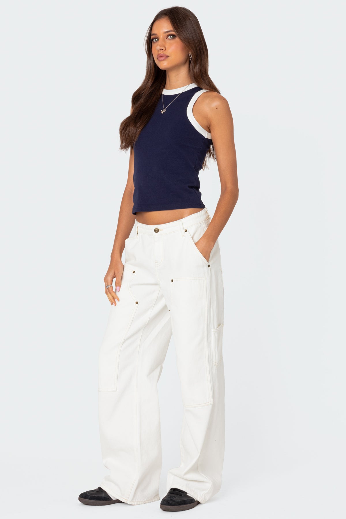 Tammy Contrast Tank Top-Milans Time