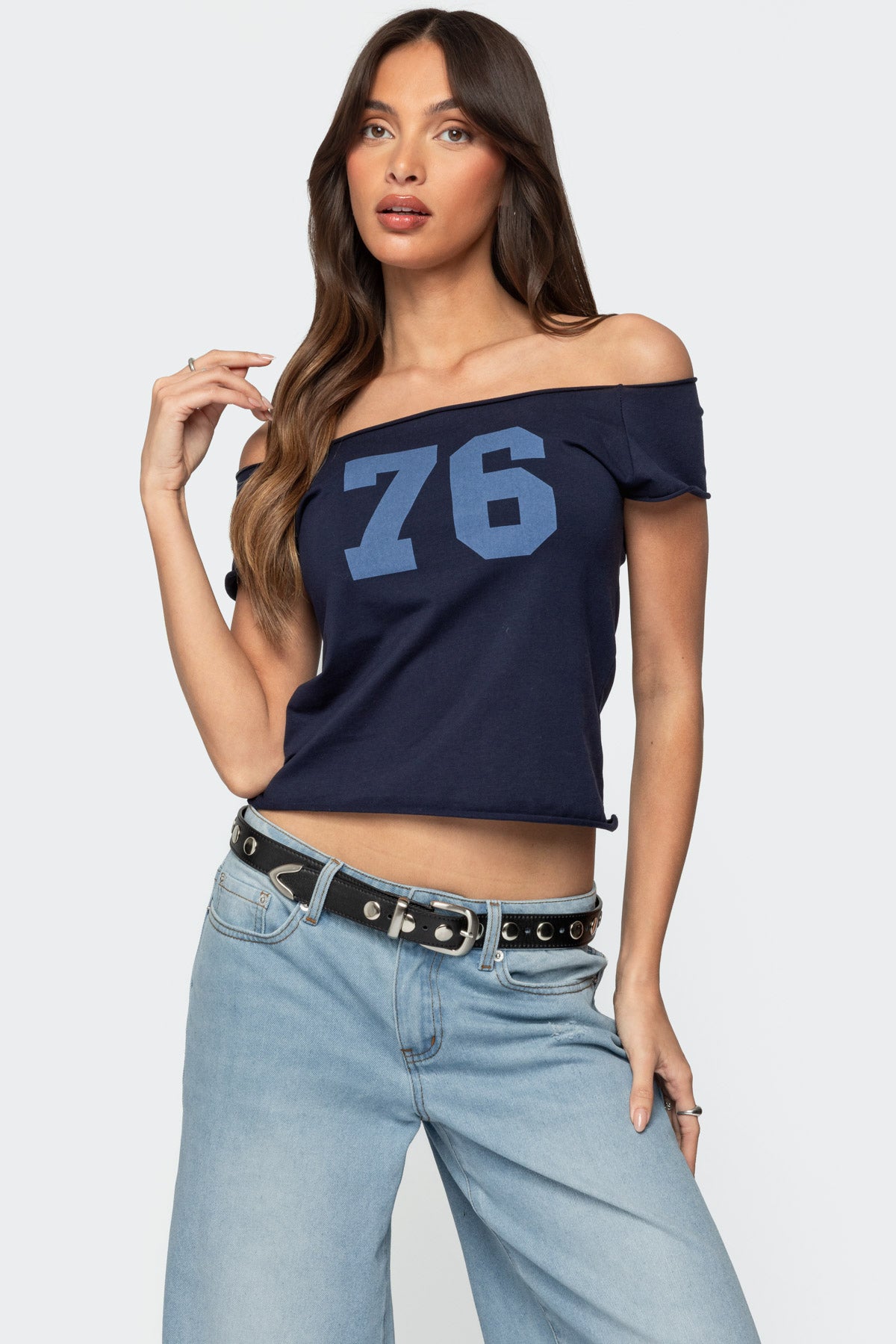76 Off Shoulder Top-Milans Time