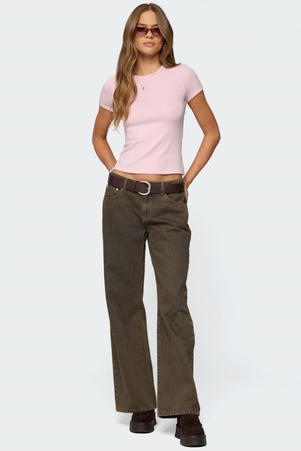 Daphney Ribbed T Shirt-Milans Time