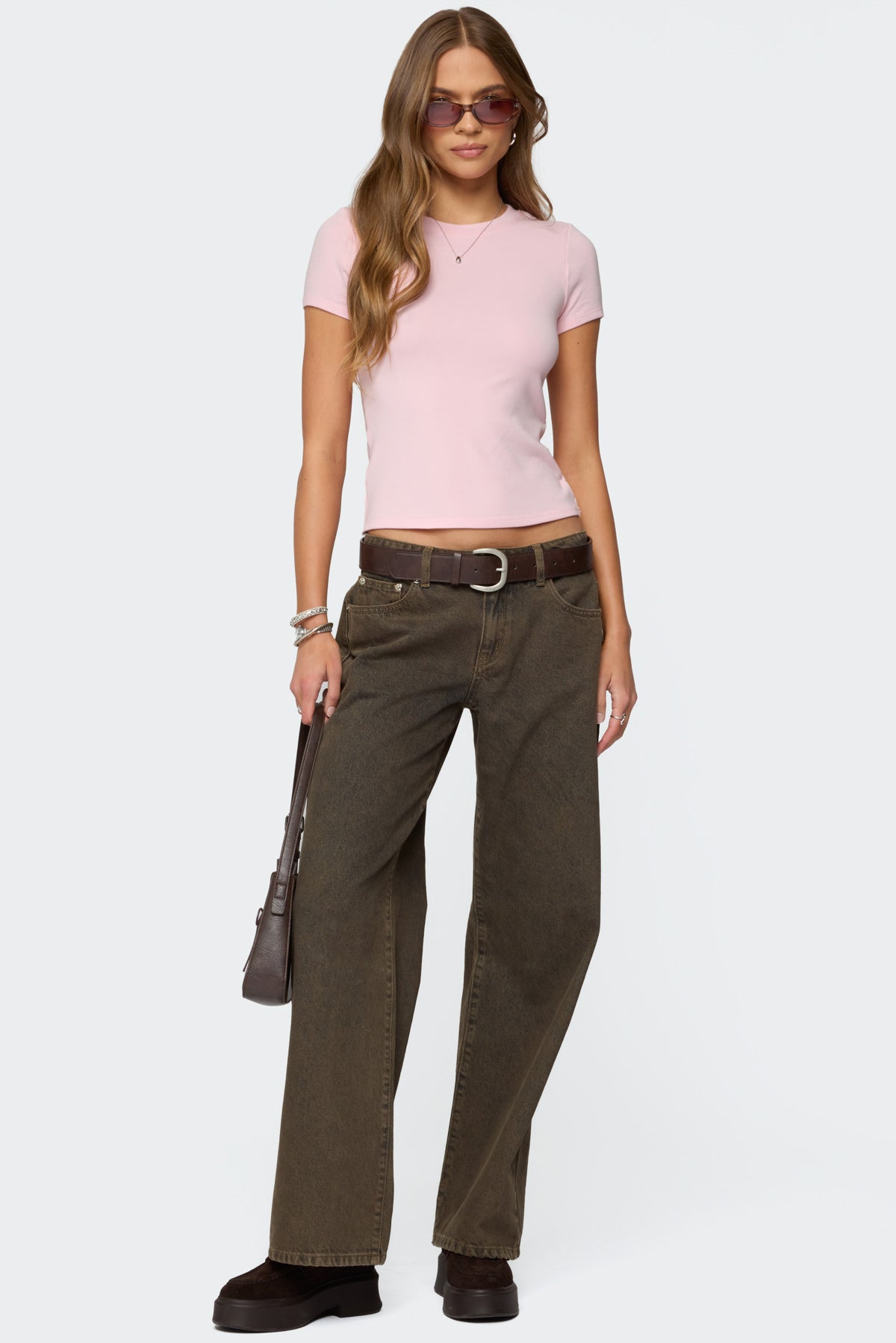 Daphney Ribbed T Shirt-Milans Time