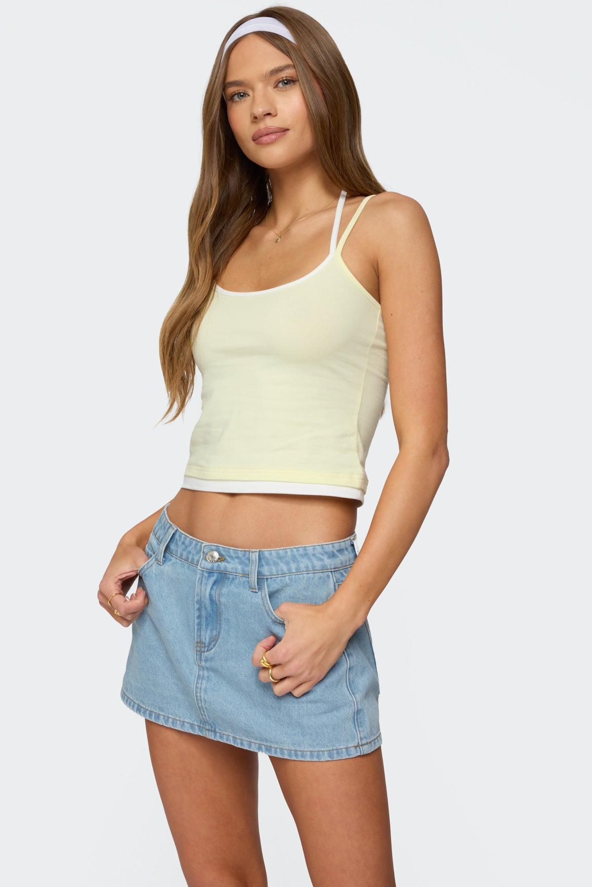 Roya Layered Halter Tank Top-Milans Time