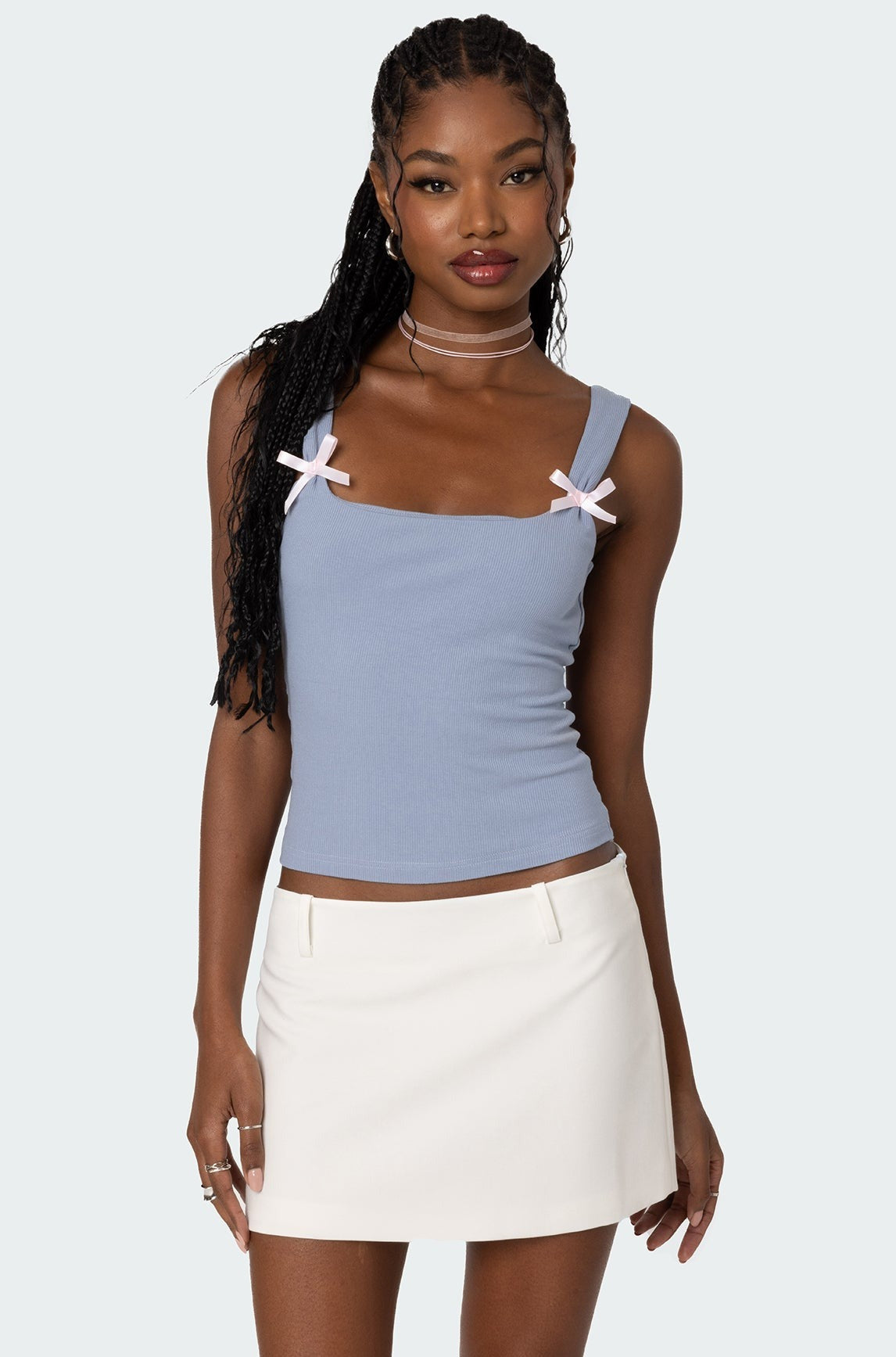 Lola Ribbed Tank Top-Milans Time