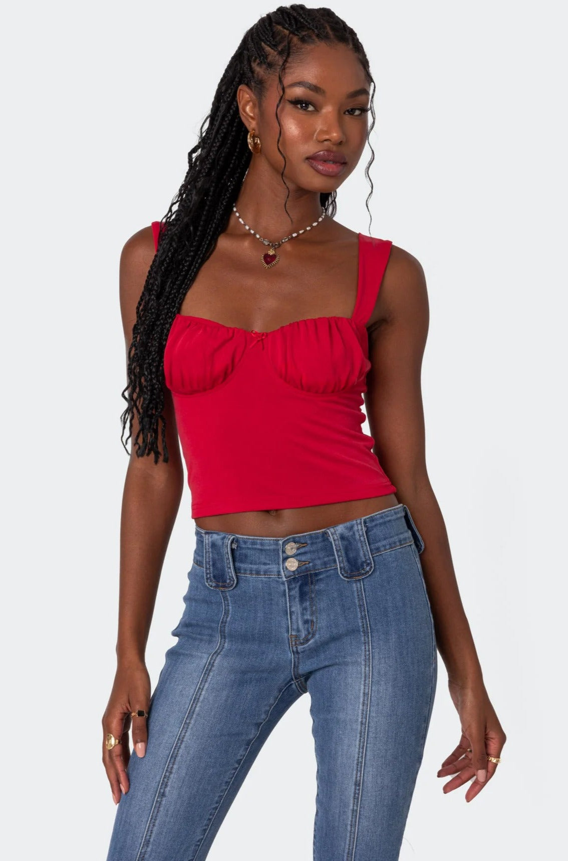 Danica Cupped Tank Top-Milans Time