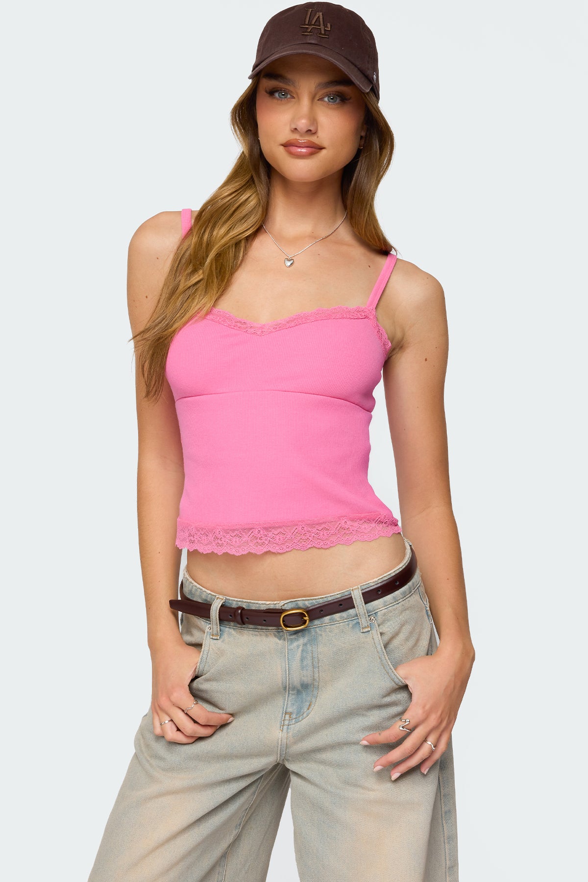 Mireille Lacey Tank Top-Milans Time
