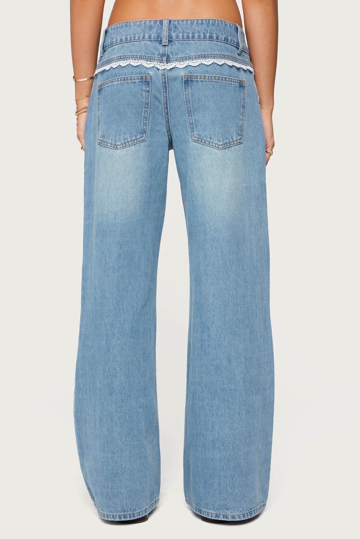 Alisha Lacey Low Rise Baggy Jeans-Milans Time